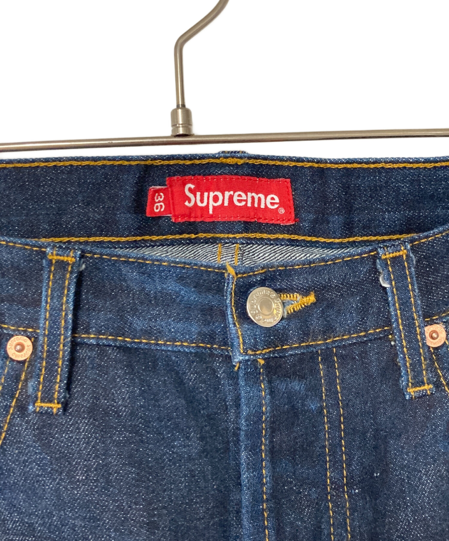 中古・古着通販】SUPREME (シュプリーム) Rigid Slim Selvedge Jean 