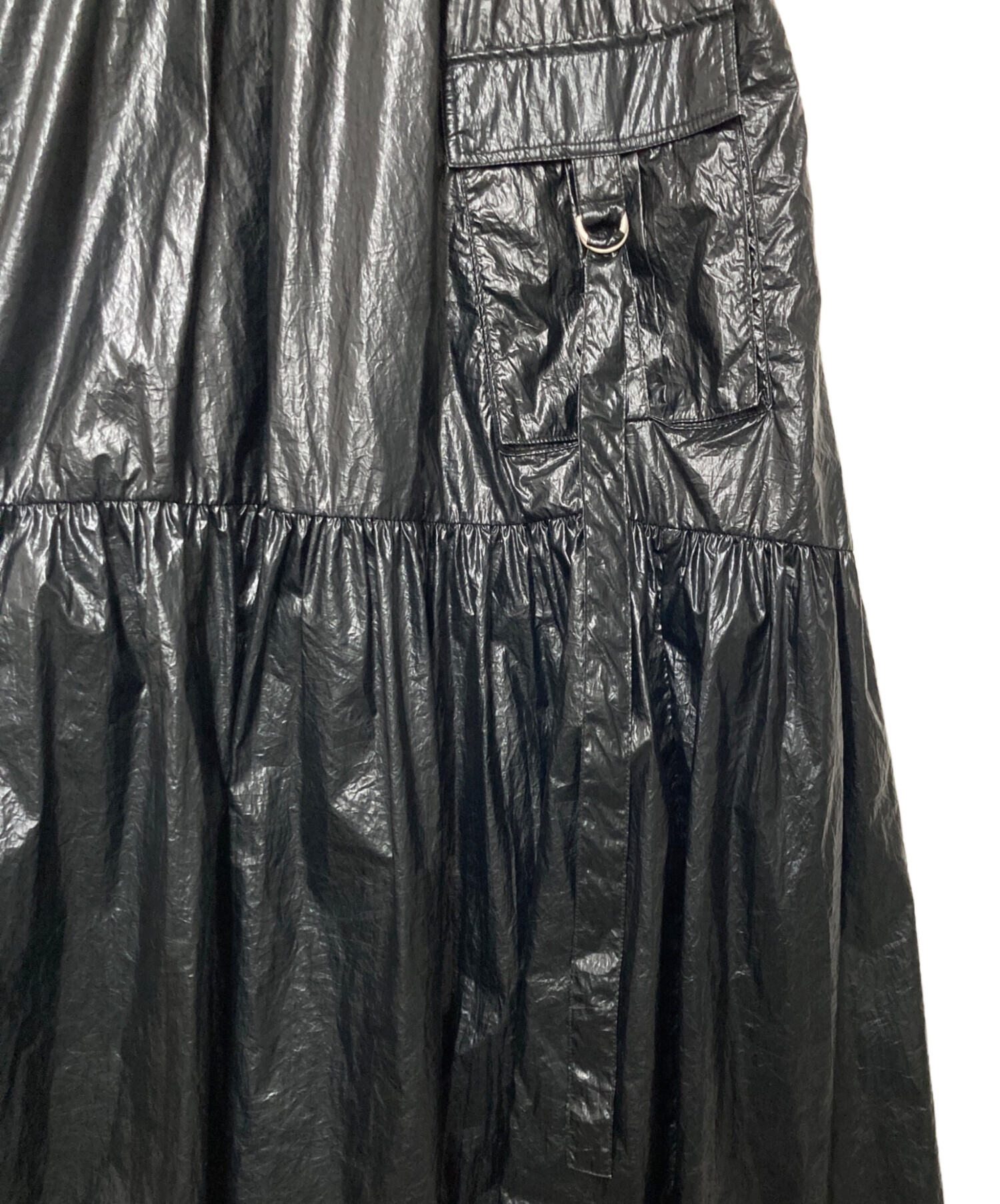 中古・古着通販】HERENCIA (ヘレンチア) メタリックロングスカート