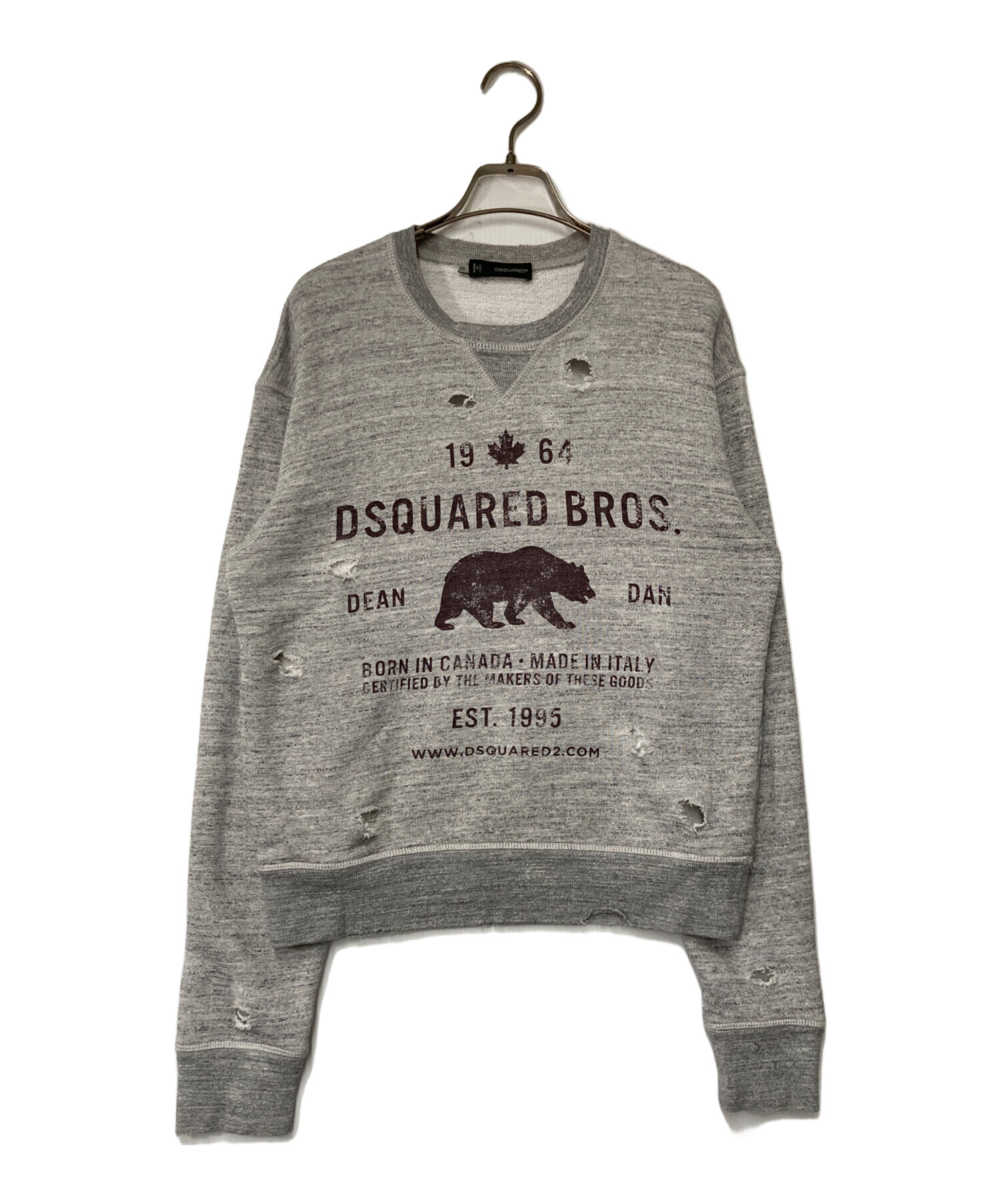 中古・古着通販】DSQUARED2 (ディースクエアード) ダメージ加工 