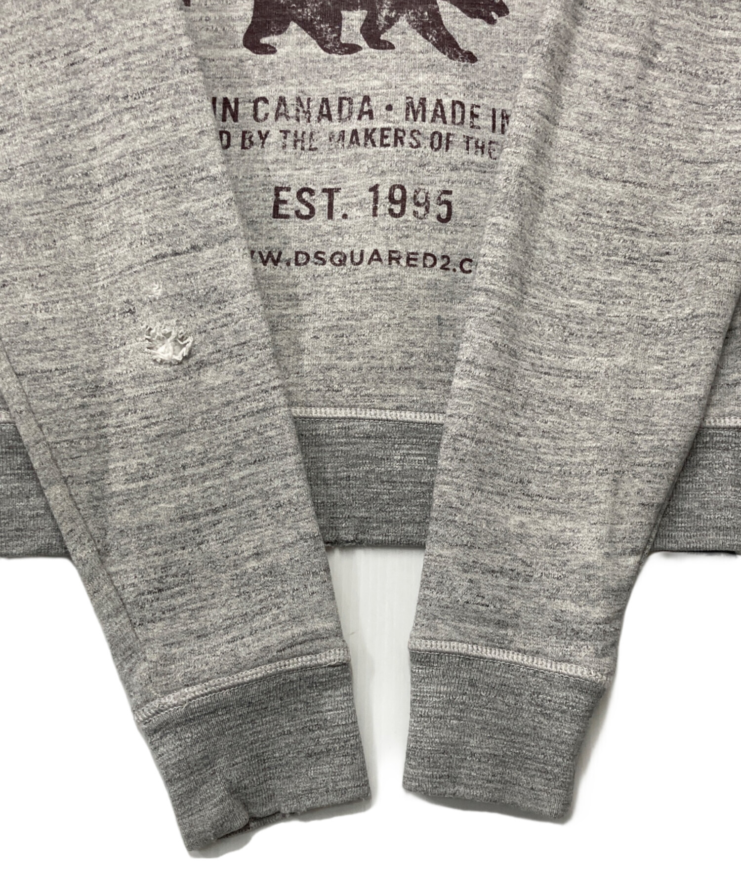 中古・古着通販】DSQUARED2 (ディースクエアード) ダメージ加工 