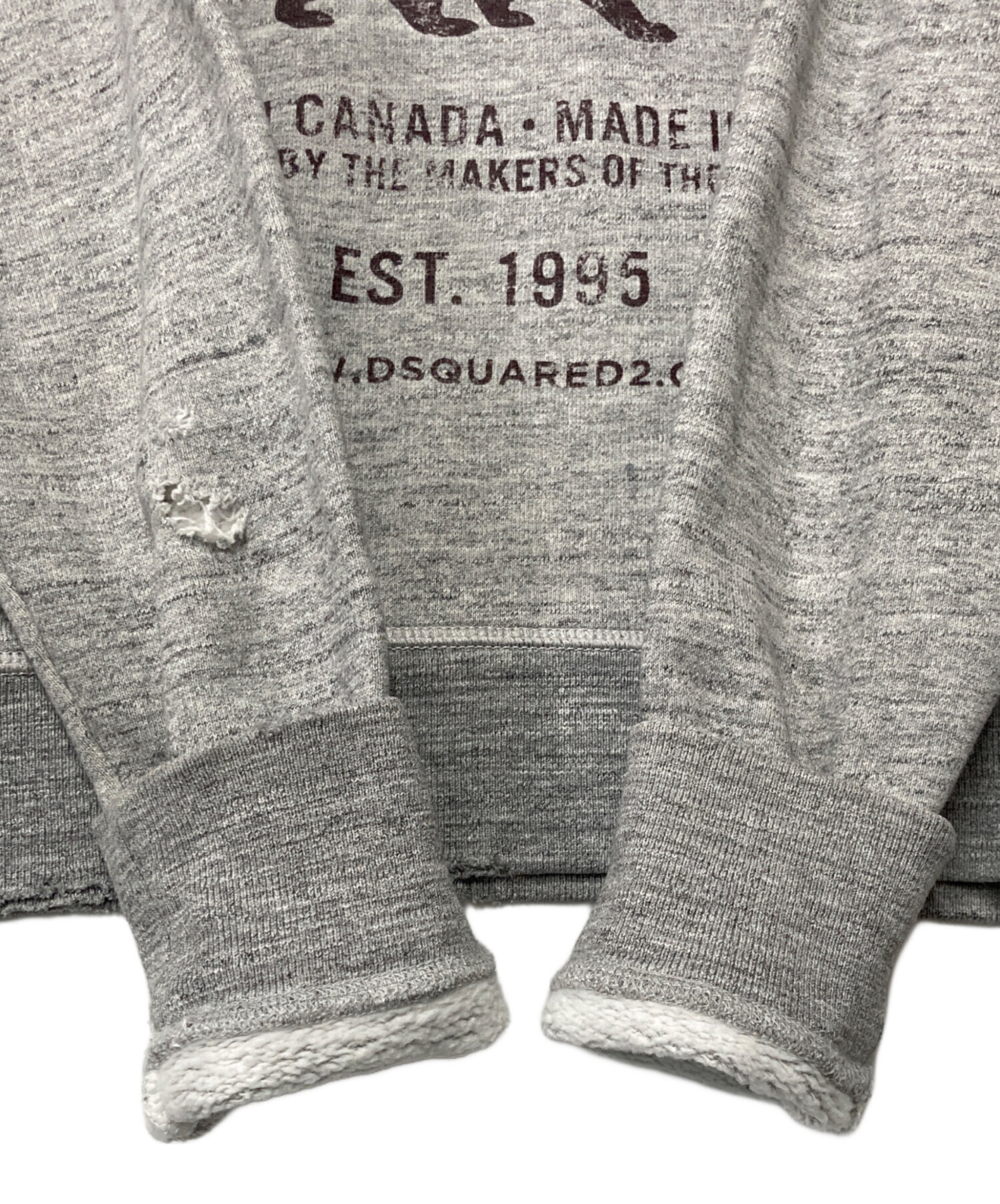 中古・古着通販】DSQUARED2 (ディースクエアード) ダメージ加工 