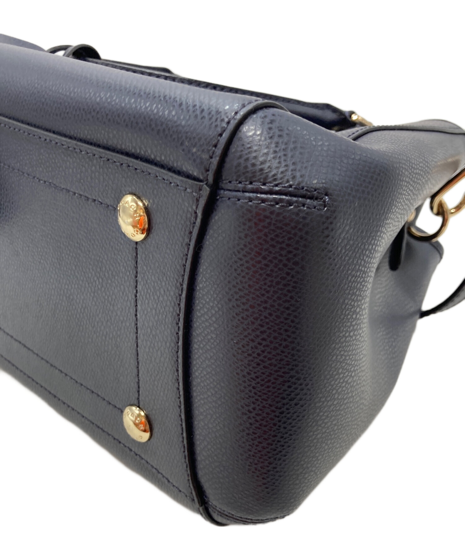 中古・古着通販】COACH (コーチ) 2WAYショルダーバッグ ネイビー