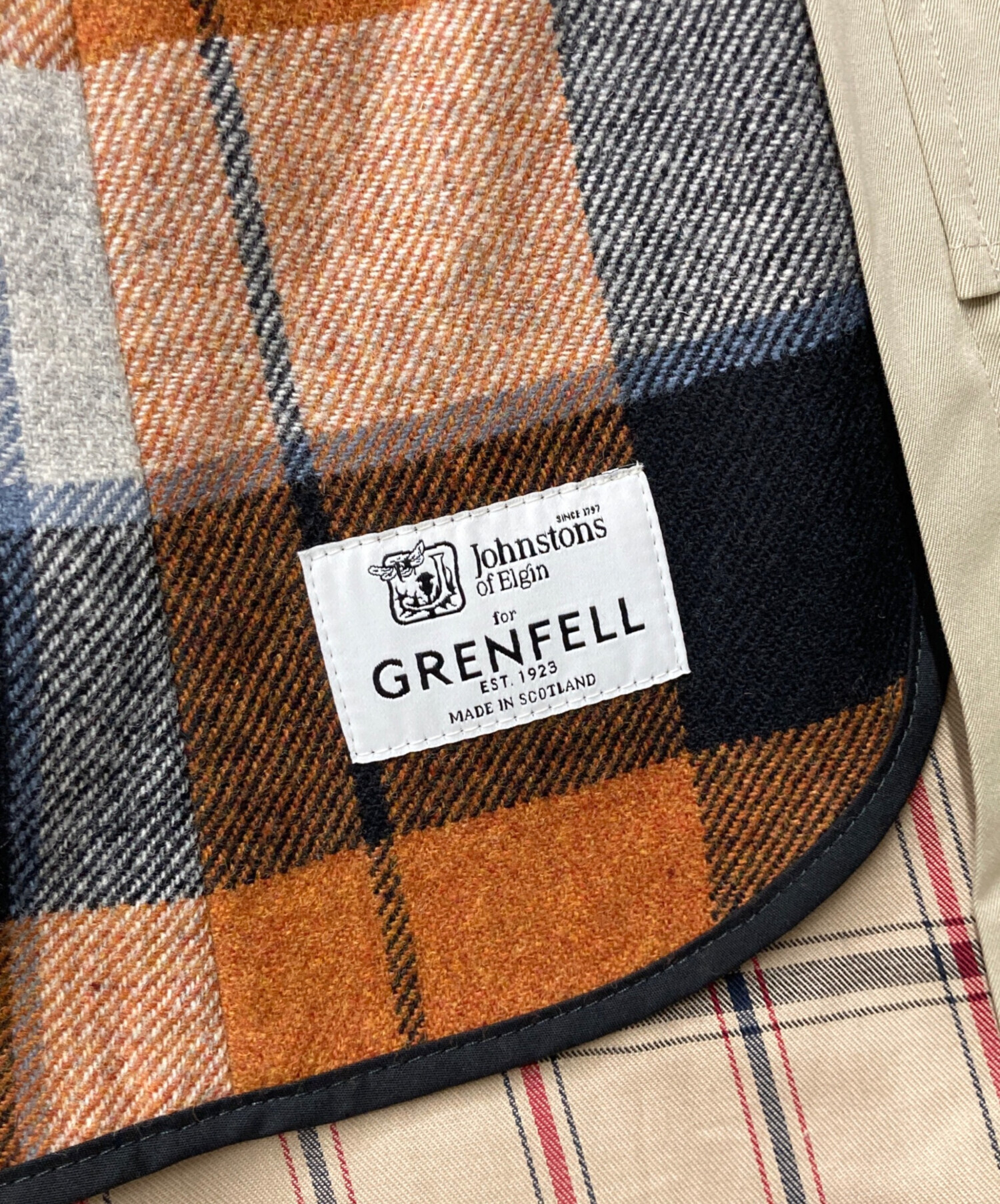 中古・古着通販】GRENFELL (グレンフェル) SLIM CAMPBELL ライナー付 