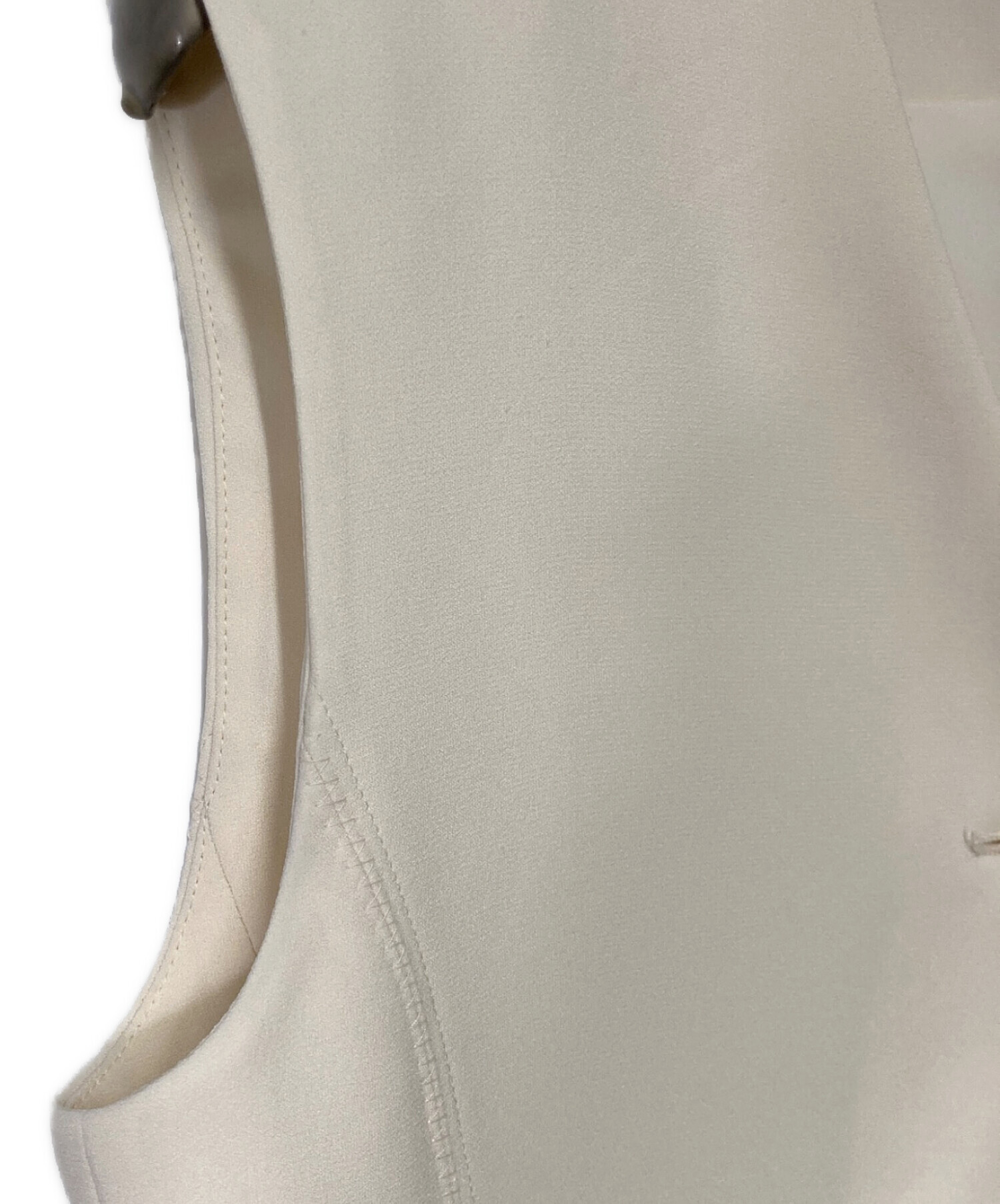 中古・古着通販】theory (セオリー) SATIN CREPE ZIGZAG VEST サテン