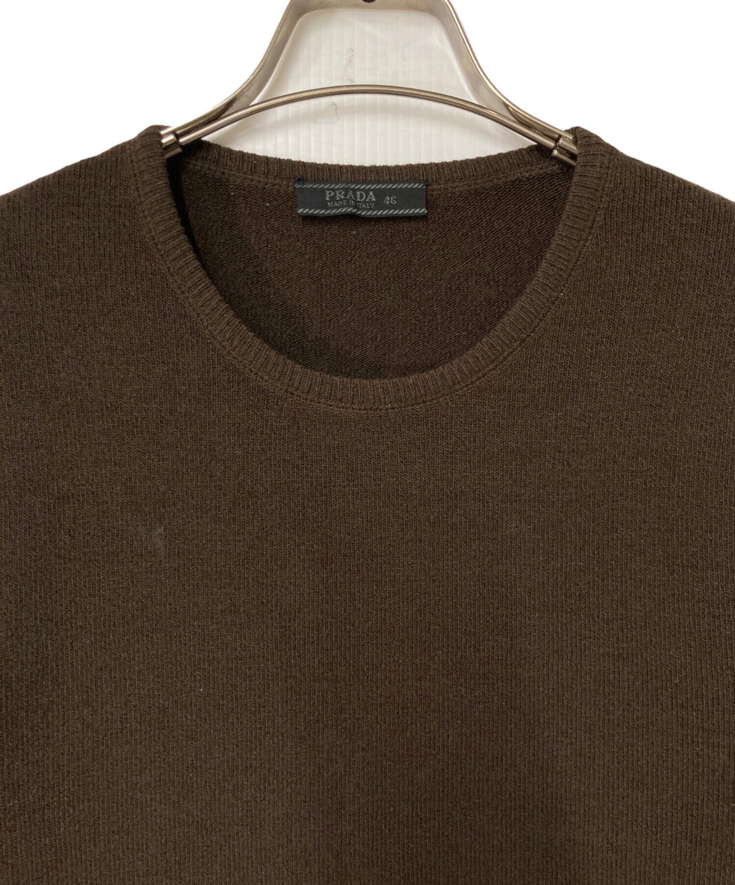 中古・古着通販】PRADA (プラダ) カシミヤ混クルーネックニット