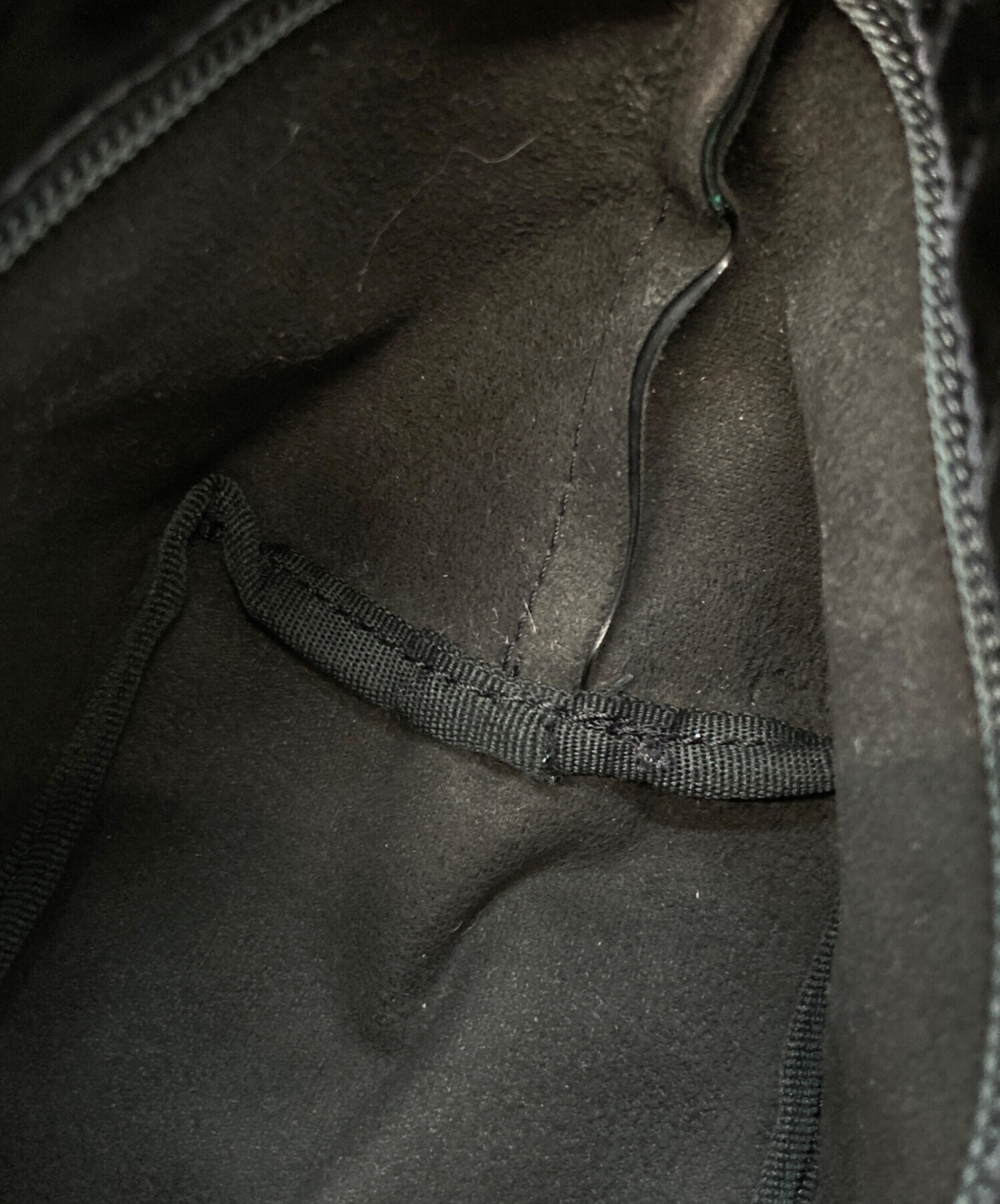 エルベ シャプリエ　エナメル　黒ポシェット　未使用 中古・古着通販】Herve Chapelier (エルベシャプリエ) エナメル舟形