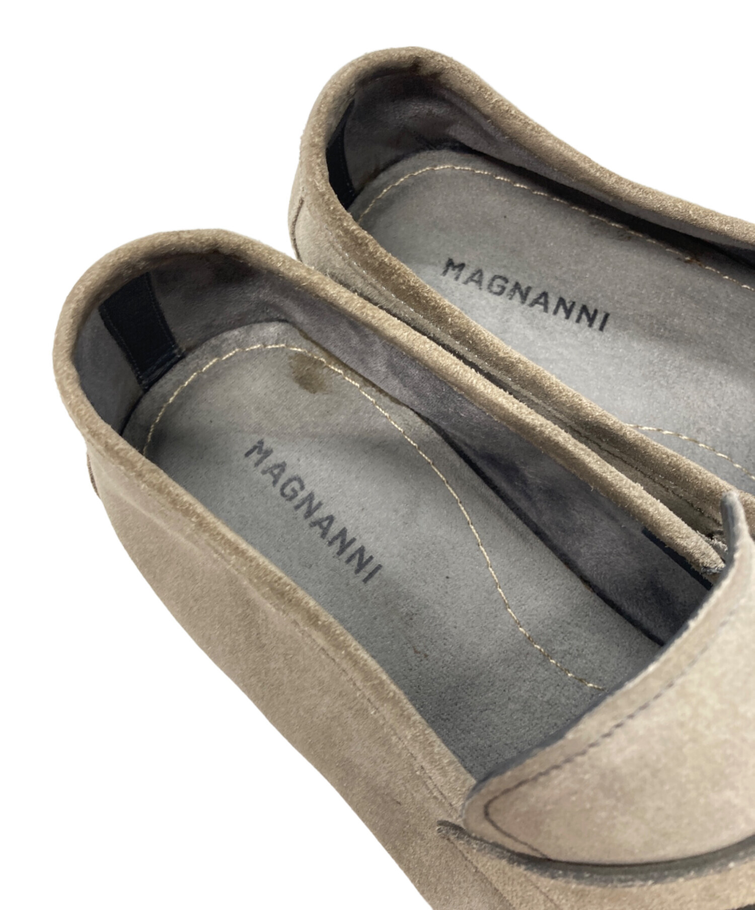 中古・古着通販】MAGNANNI (マグナーニ) スエード ローファー ベージュ