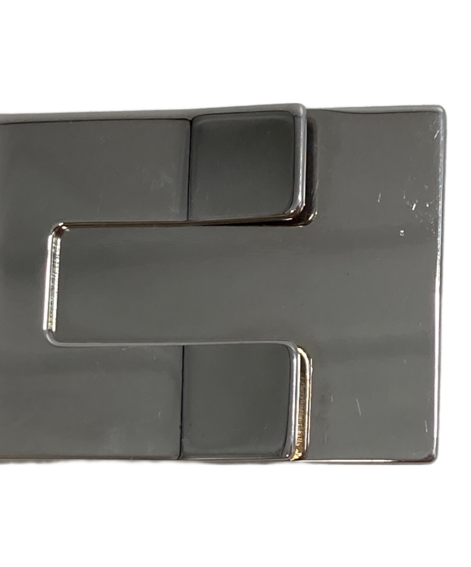 中古・古着通販】HERMES (エルメス) Hロゴ マネークリップ シルバー