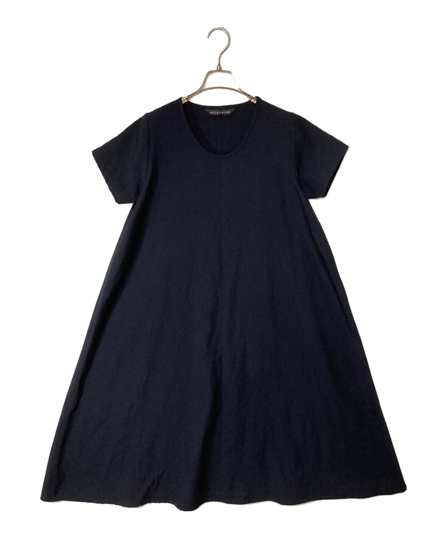 中古・古着通販】mizuiro-ind (ミズイロインド) 半袖ワンピース 