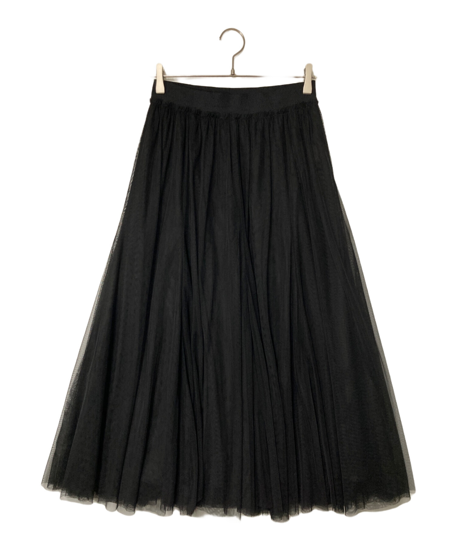 Spick and Spanチュールスカート　ブラック　38サイズ Spick & Span（スピックアンドスパン）の「チュールスカート