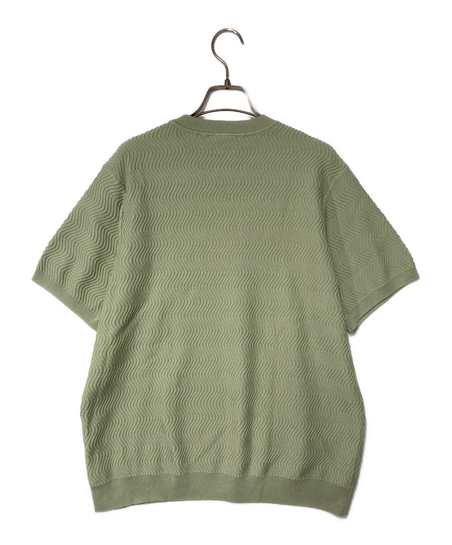 中古・古着通販】Dime (ダイム) Wave Knit SS Shirt グリーン サイズ 