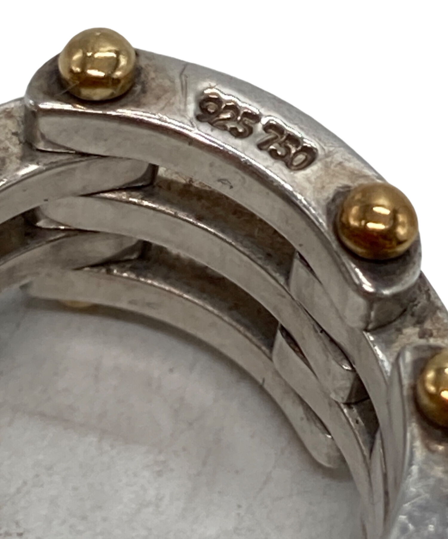 ティファニー 19号 ゲートリンク リング 925 750 コンビ SO1fe ティファニー 19号 ゲートリンク リング 925 750 コンビ SO1fe