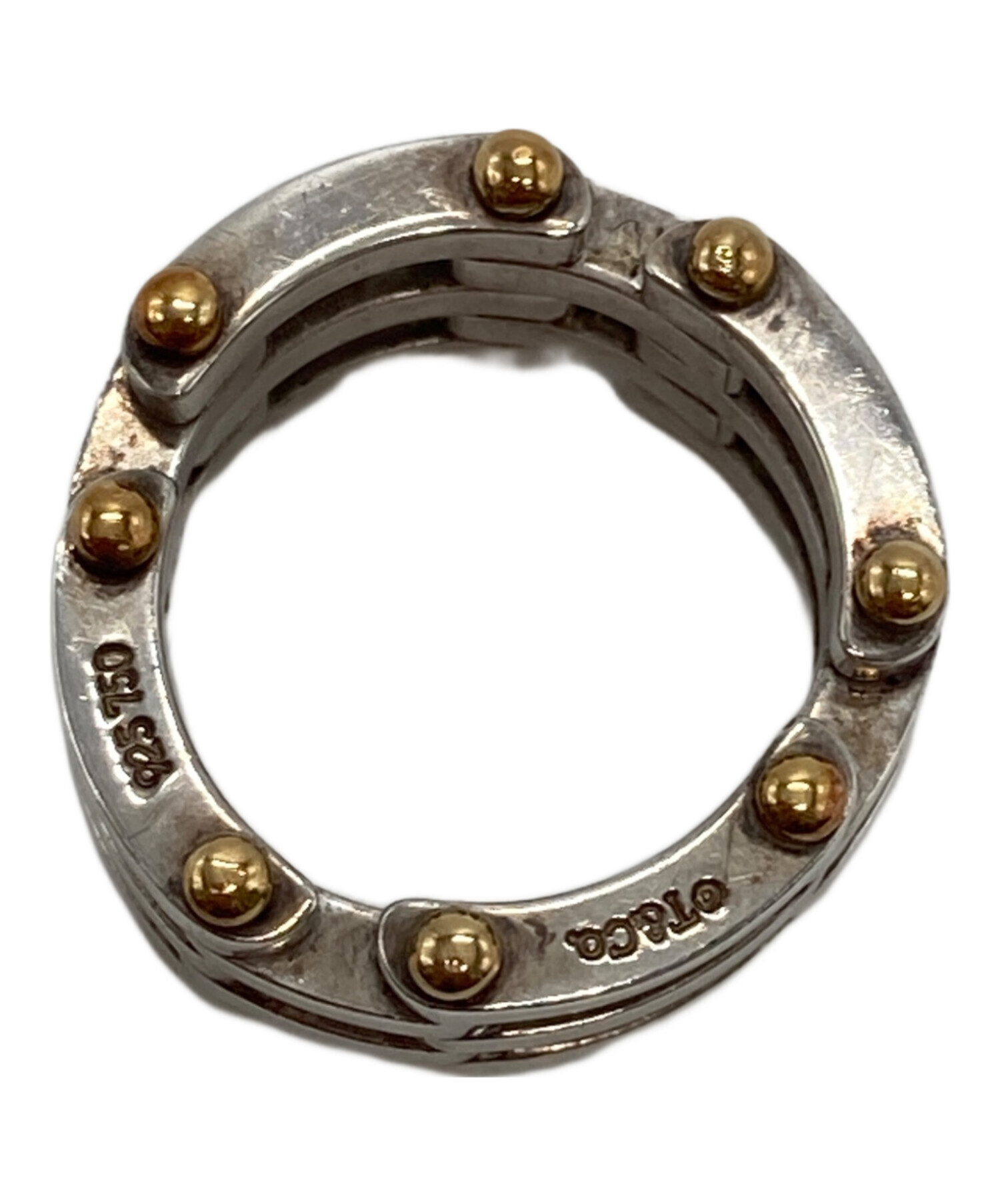 TIFFANY ティファニー ゲートリング　コンビ Tiffany & Co.(ティファニー)」 Old Tiffany & Co. Gate Combo Ring