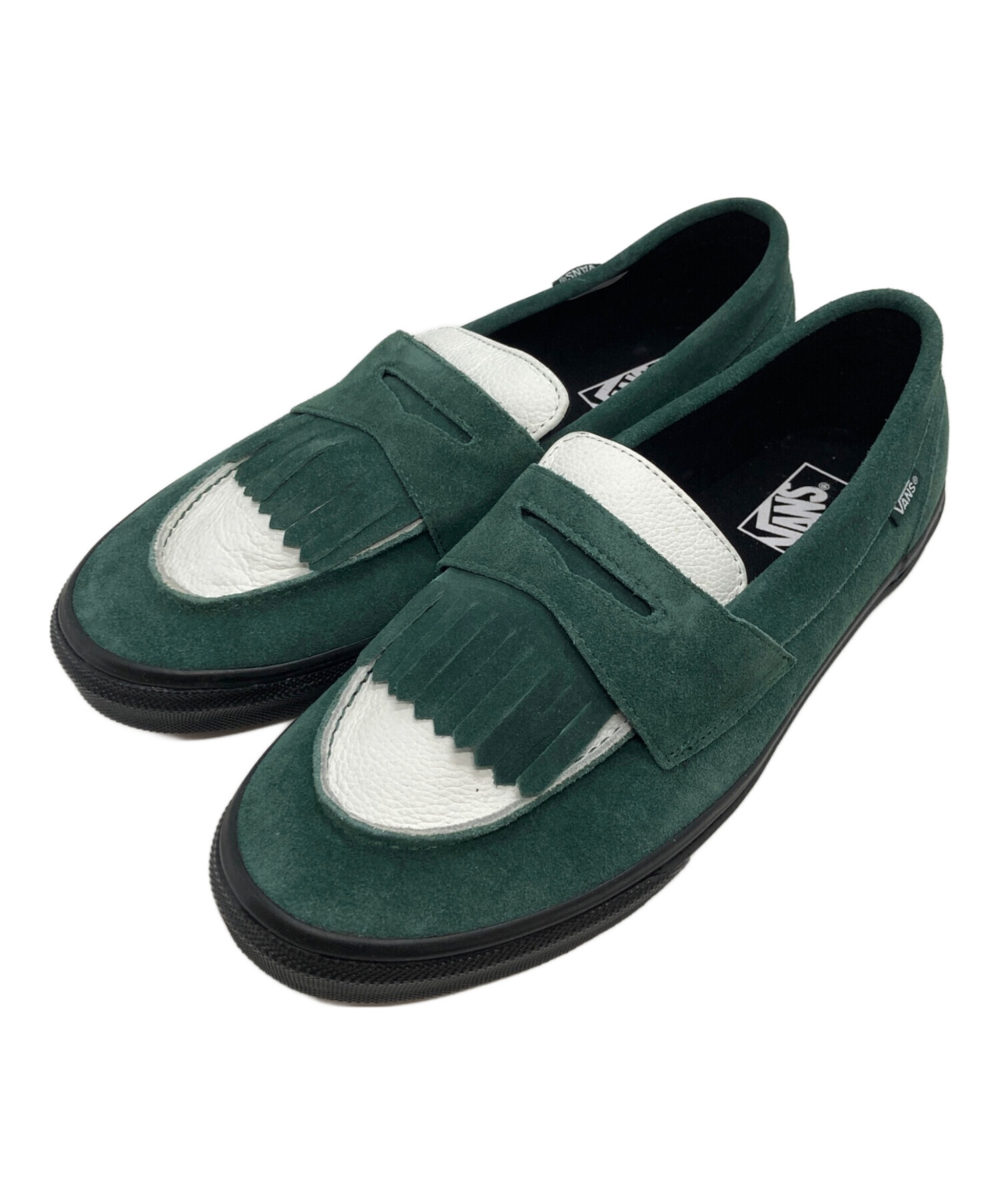 中古・古着通販】VANS (バンズ) ローファー グリーン サイズ:US10H 