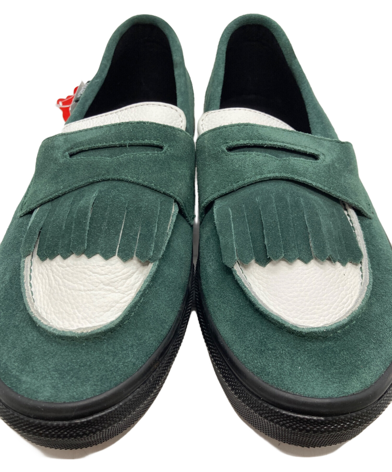 中古・古着通販】VANS (バンズ) ローファー グリーン サイズ:US10H 