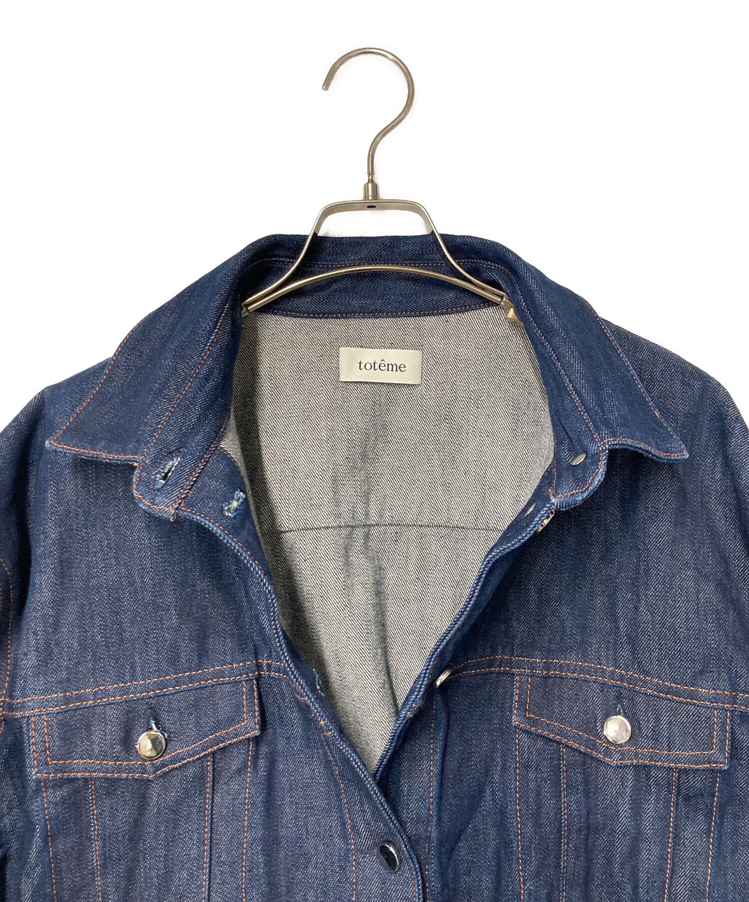 中古・古着通販】toteme (トーテム) Bissau Denim Jacket インディゴ