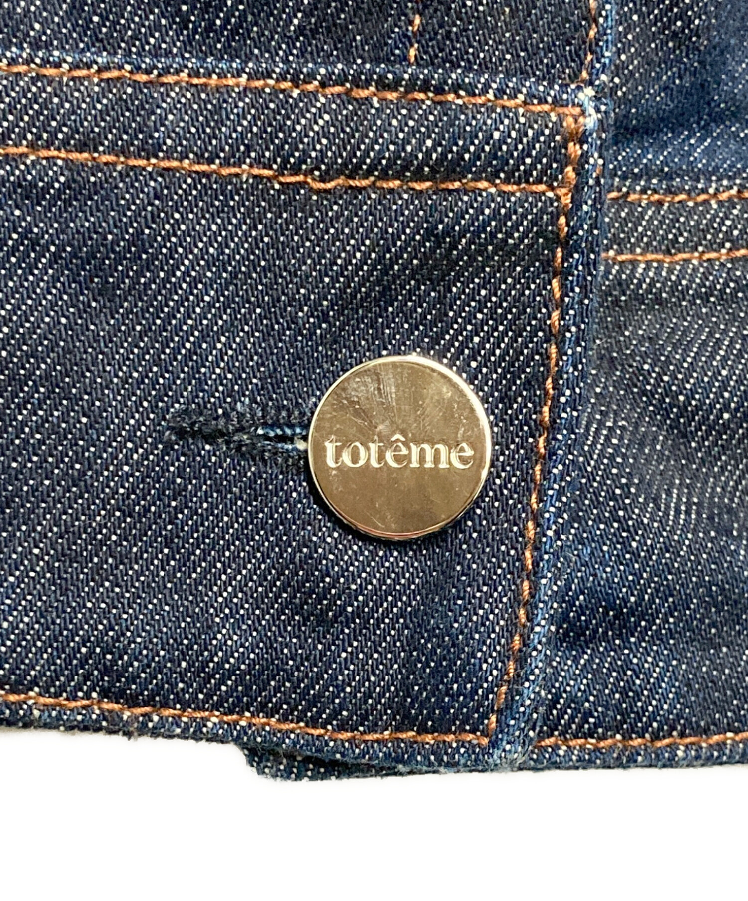 中古・古着通販】toteme (トーテム) Bissau Denim Jacket インディゴ