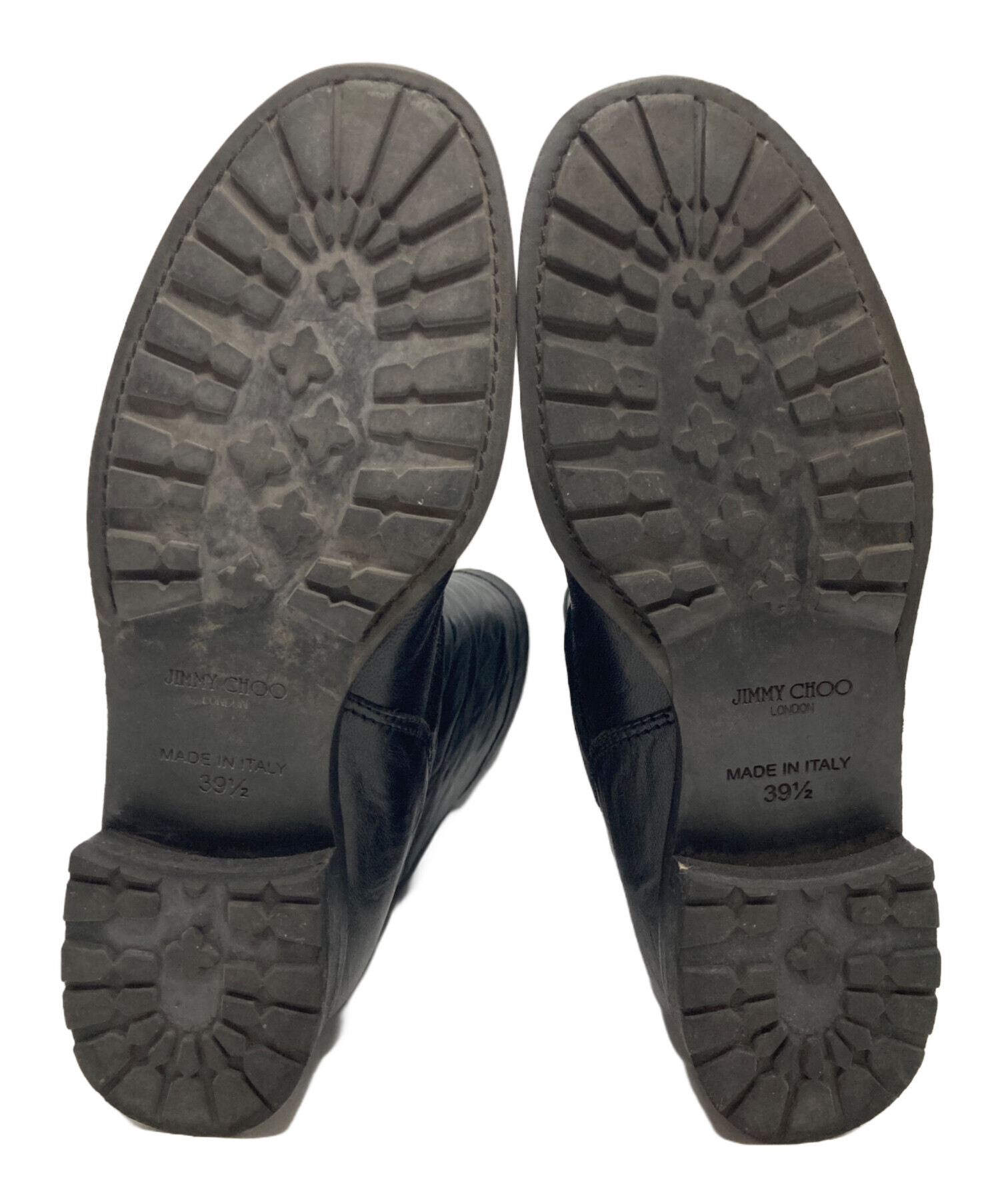 中古・古着通販】JIMMY CHOO (ジミーチュウ) BIKER LEATHER UNLINED