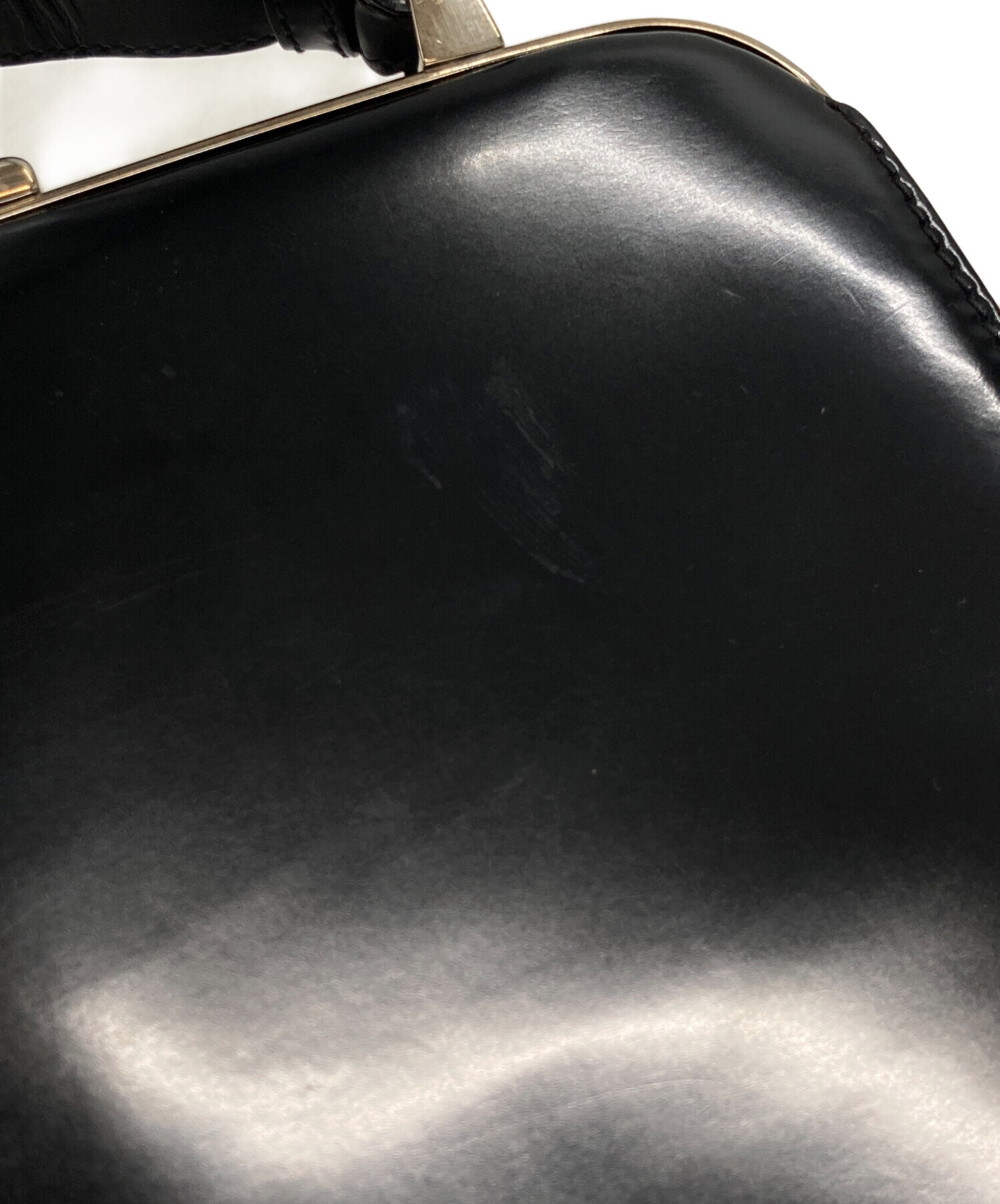 中古・古着通販】PRADA (プラダ) エンボスロゴ パテントレザー