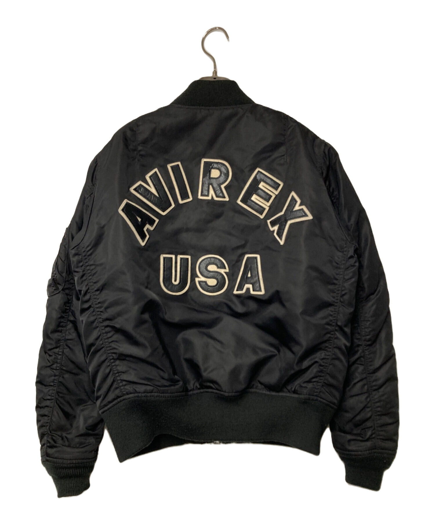 中古・古着通販】AVIREX (アヴィレックス) MA-1ジャケット ブラック