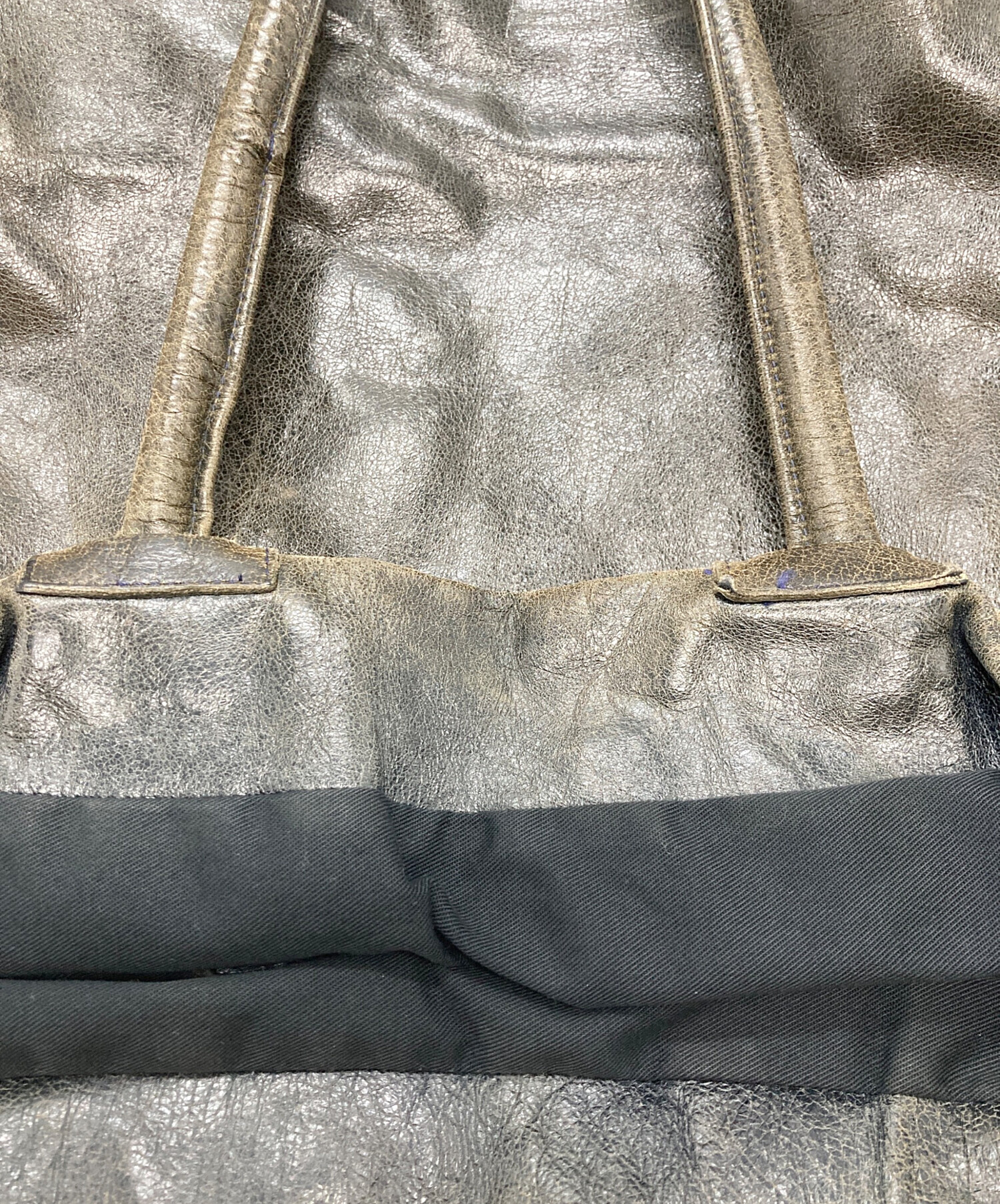 中古・古着通販】Jas-M.B. (ジャスエムビー) レザートートバッグ