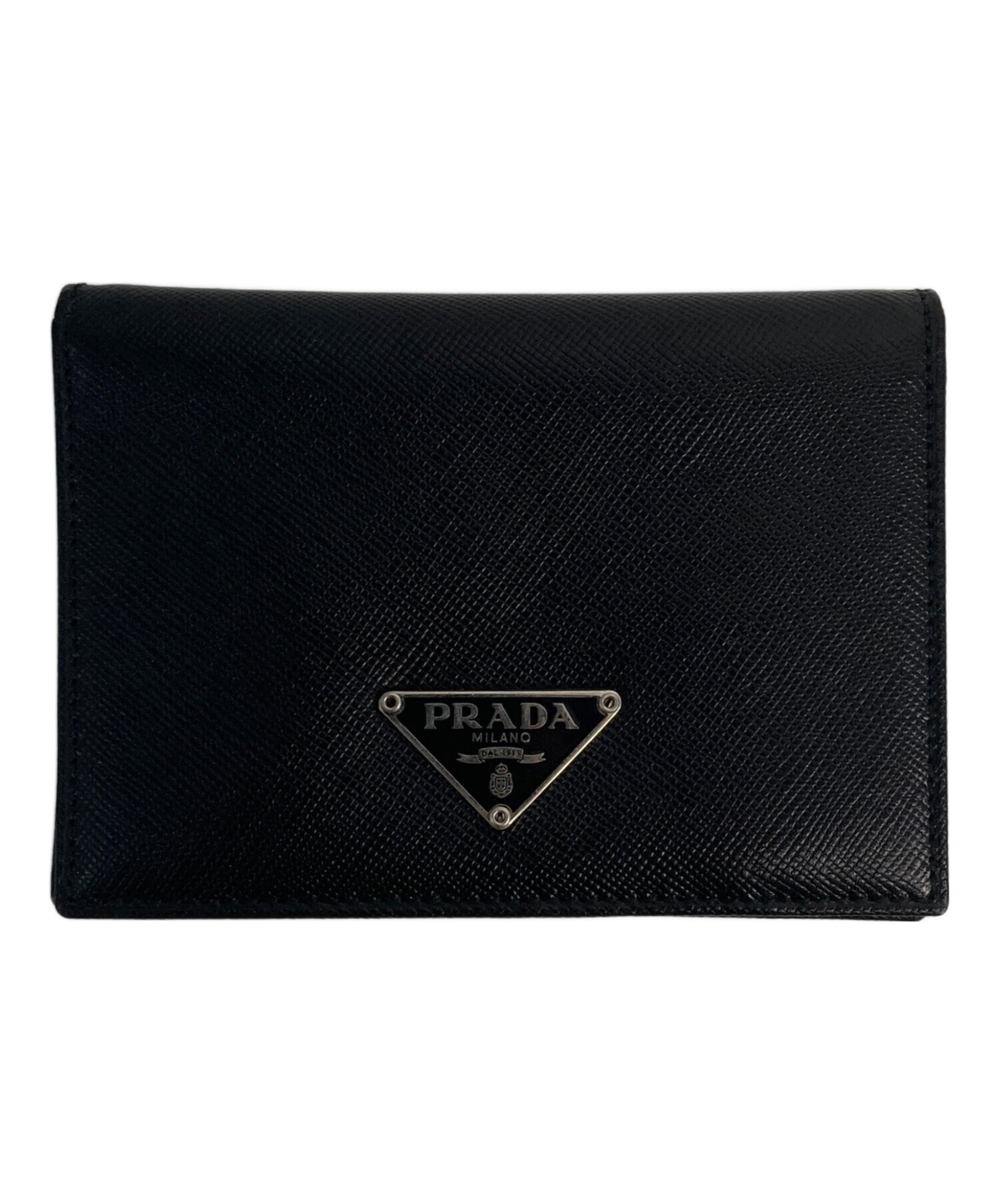 プラダ サフィアーノ パスケース未使用 中古・古着通販】PRADA (プラダ) サフィアーノレザー パスケース