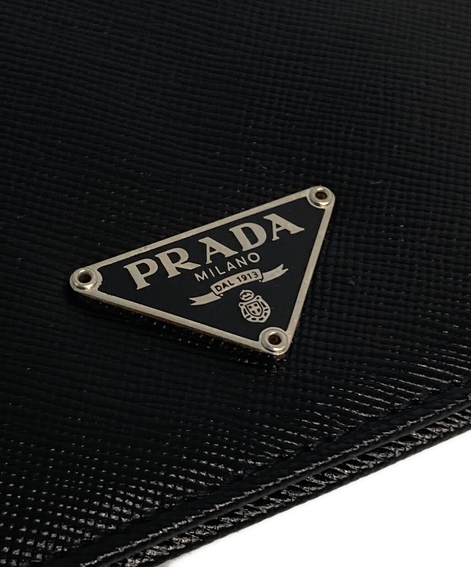 中古・古着通販】PRADA (プラダ) サフィアーノレザー パスケース