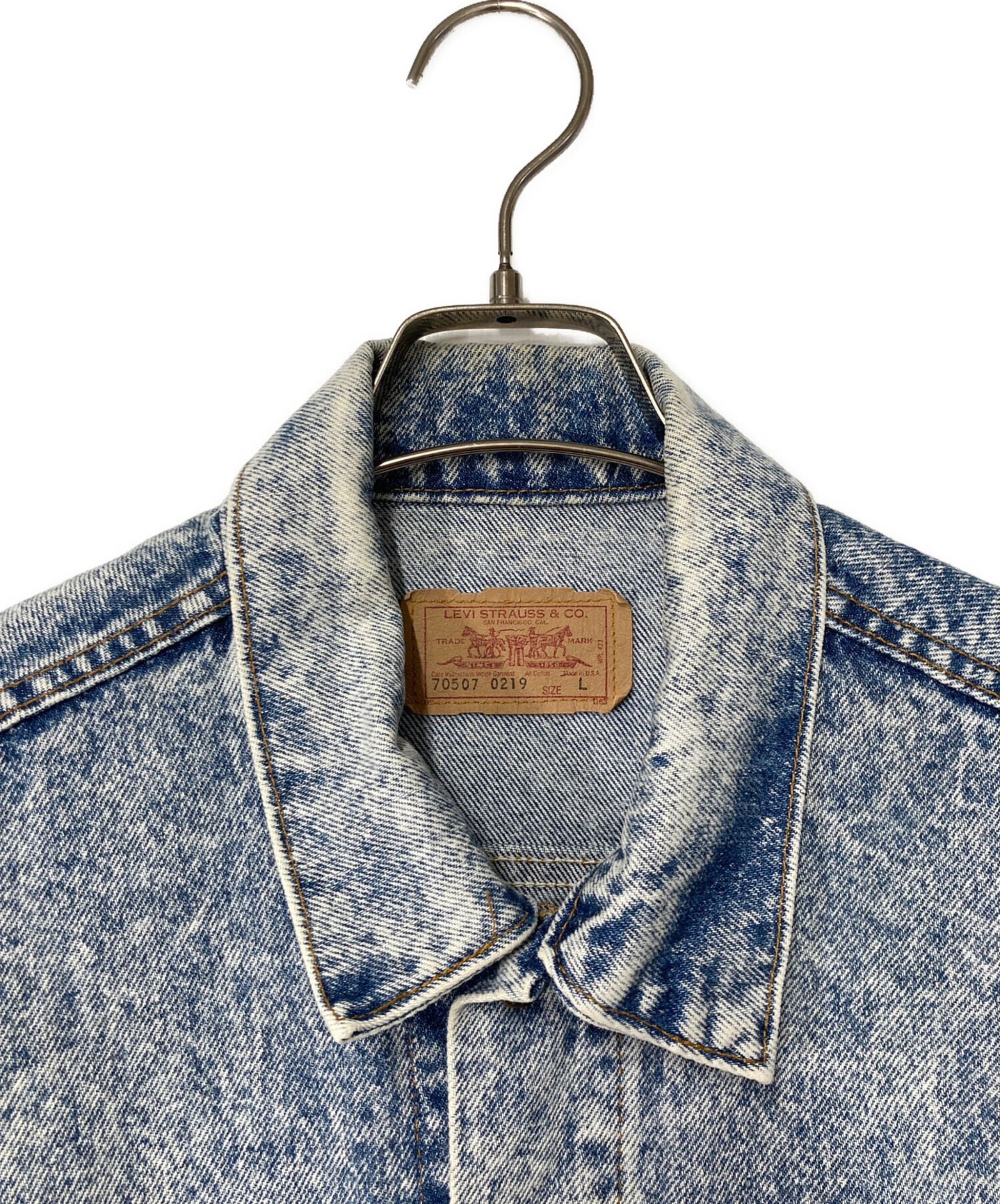 中古・古着通販】LEVI'S (リーバイス) ボタン裏527 USA製 ケミカル