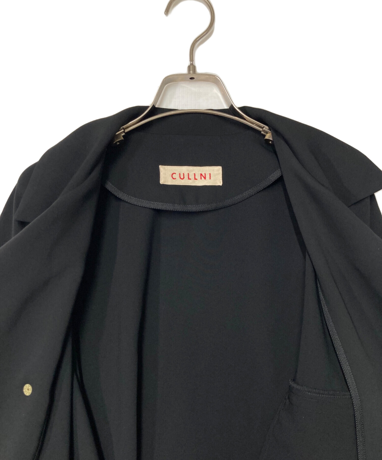 CULLNI 19ss ポリエステルダブルクロスジャケット 1 115553098161 19AW 19SS 20AW 21SS 23SS BLACK CLOTH CULLNI DOUBLE