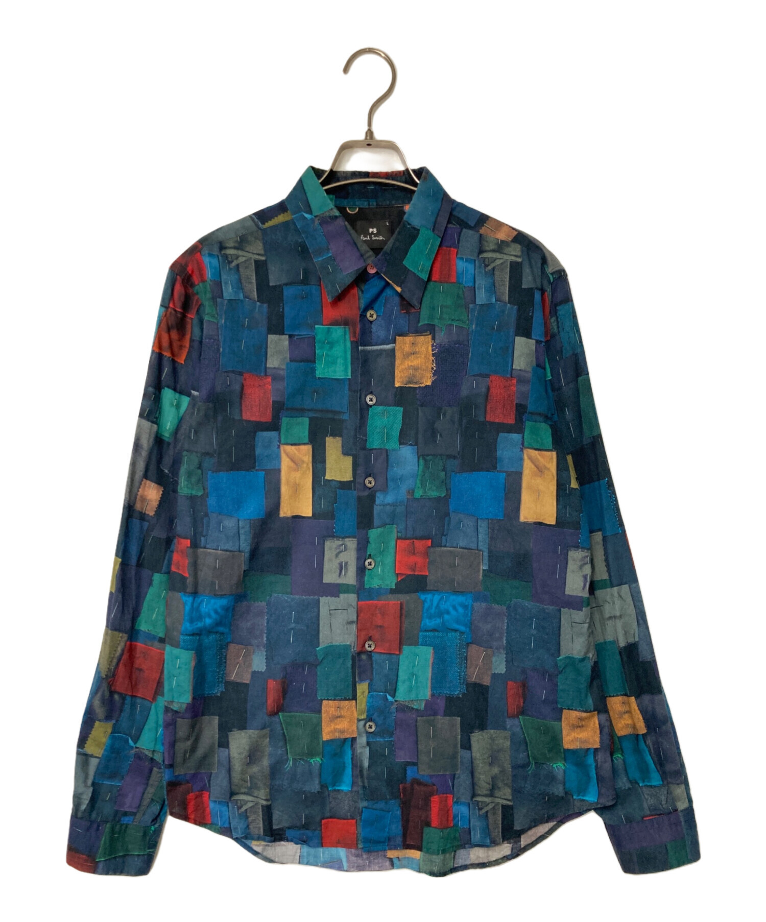 中古・古着通販】Paul Smith (ポールスミス) 総柄シャツ グリーン