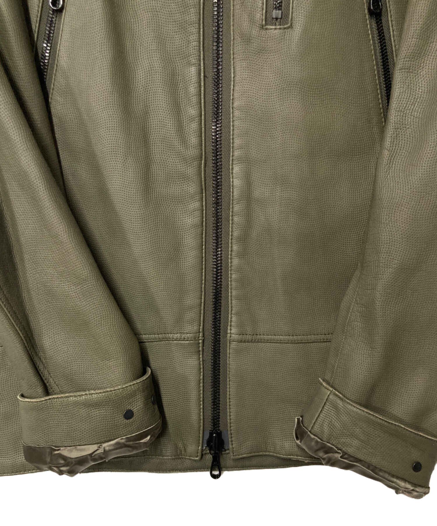 中古・古着通販】ONE GRAVITY (ワングラヴィティ) Leather Blouson 