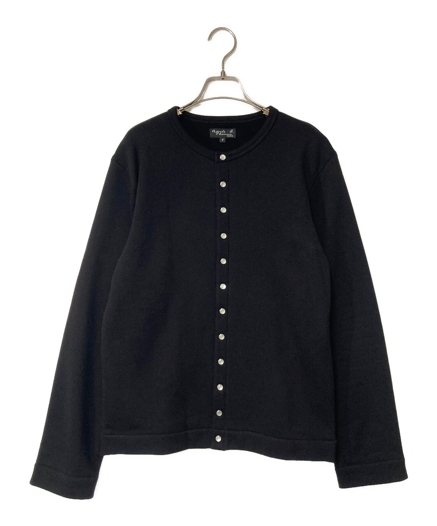 agnes b.HOMMEアニエスベーオム プレッション刻印ボタン カーディガン 中古・古着通販】agnes b homme (アニエスベーオム) カーディガン