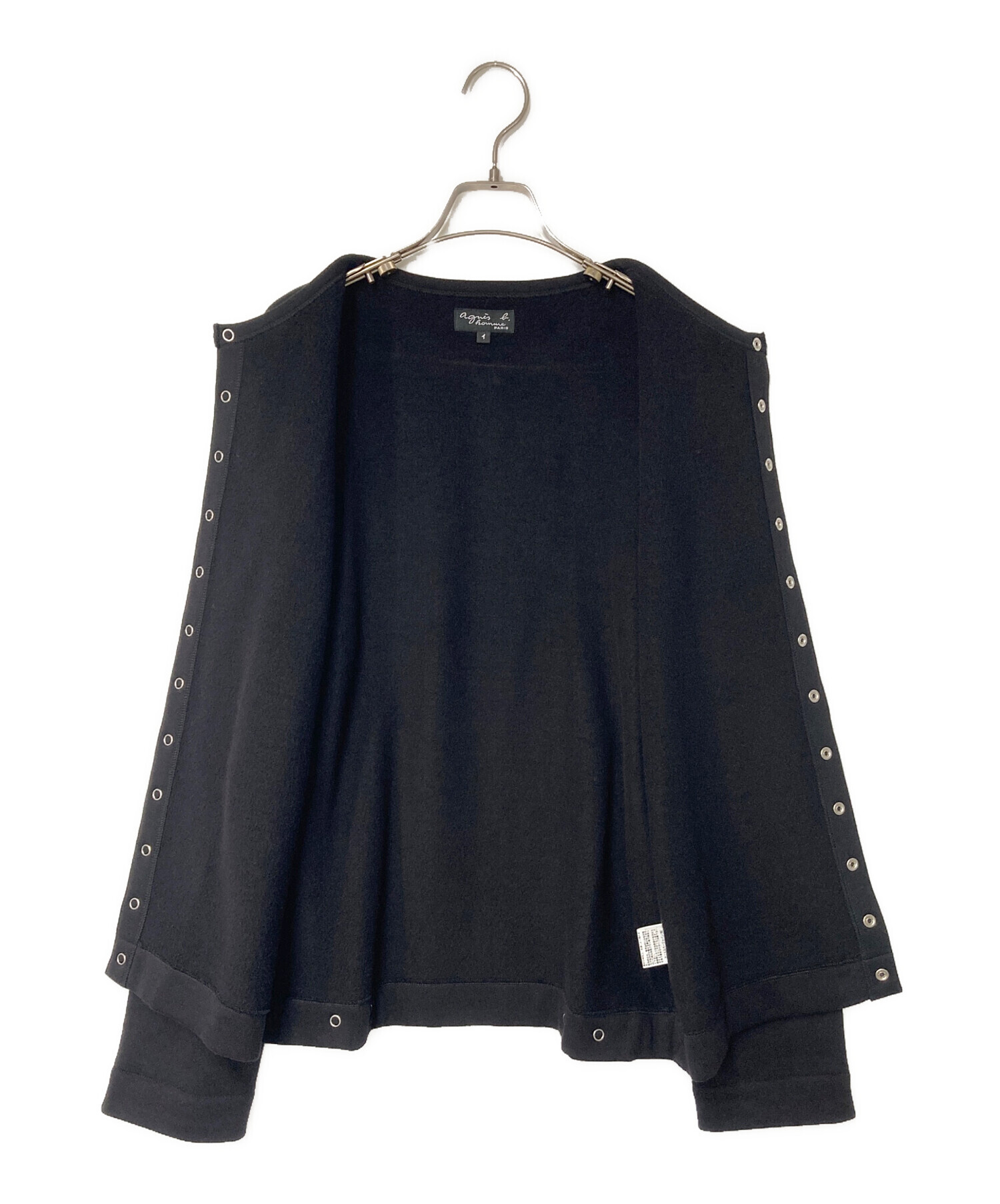 agnes b.HOMMEアニエスベーオム プレッション刻印ボタン カーディガン 中古・古着通販】agnes b homme (アニエスベーオム) カーディガン