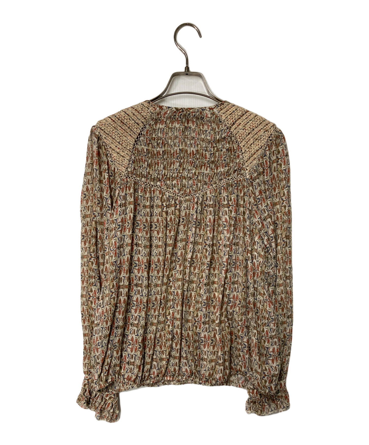 中古・古着通販】ISABEL MARANT (イザベルマラン) 総柄シルクブラウス