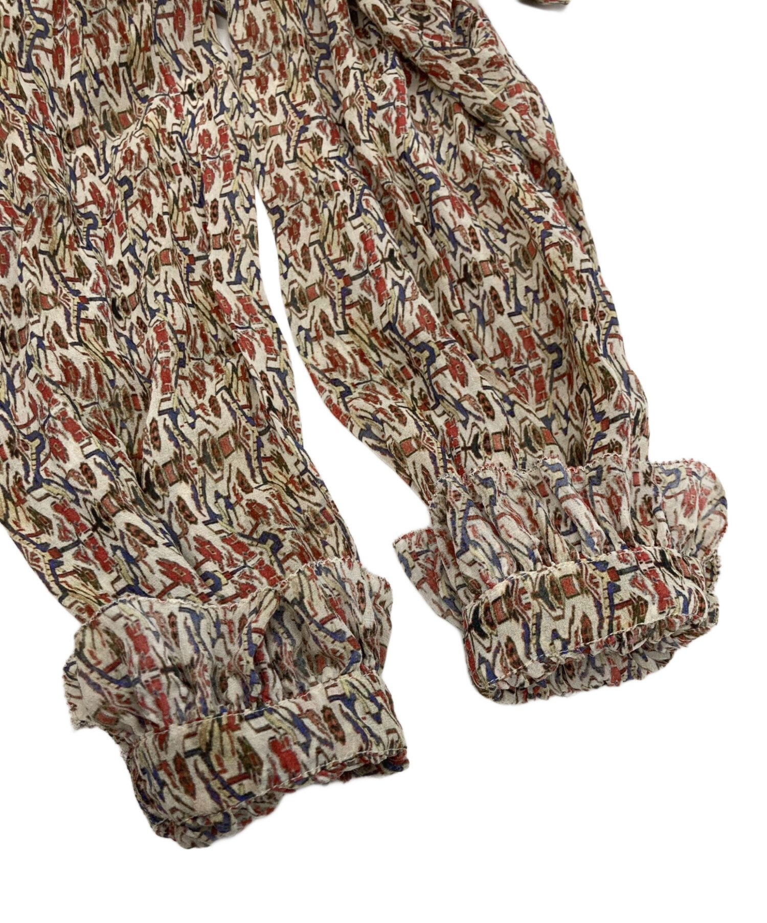 中古・古着通販】ISABEL MARANT (イザベルマラン) 総柄シルクブラウス