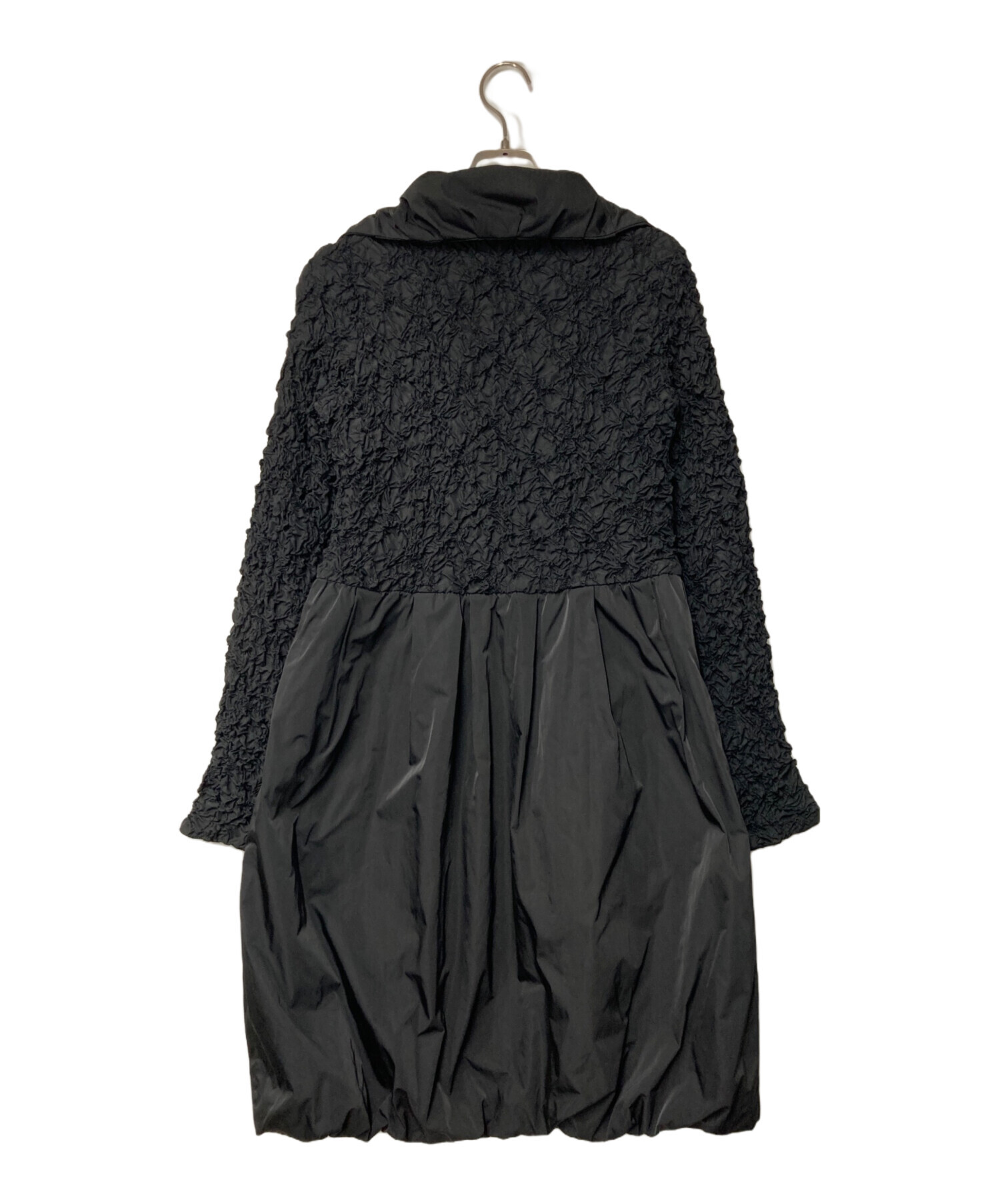 ヒロコビス　一重コート ライナー付き】配色アクセントスタンドカラーコート ／洗える | HIROKO