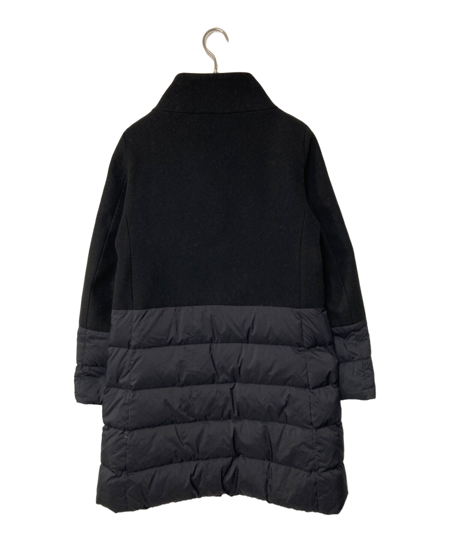 ヘルノ] HERNO DIAGONAL WOOL ＆ NUAGE PARKA ヘルノ ウール切替ダウン 
