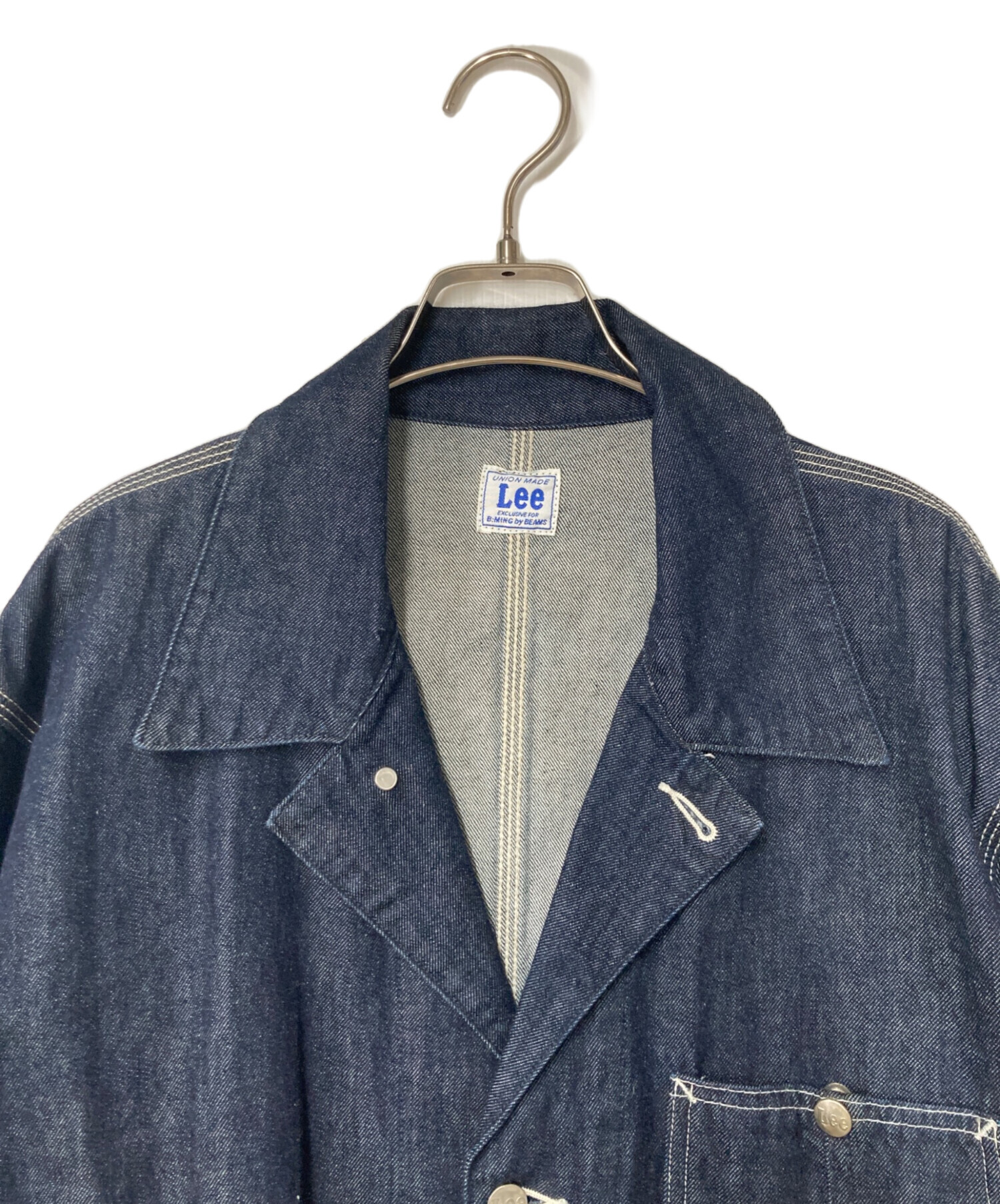 Lee × B:MING by BEAMS  BEAMS Lee デニムジャケット Gジャン クロップド丈  定価　¥16500 Lee（リー）〉のスーパーサイズジャケット！｜ビームス 千葉｜BEAMS