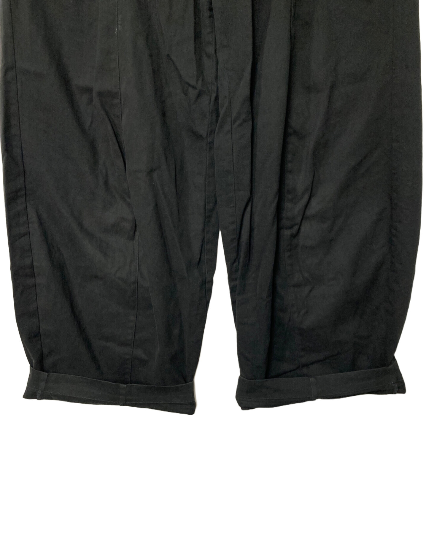中古・古着通販】REVES (レーヴ) CURVE PANTS ブラック サイズ:FREE