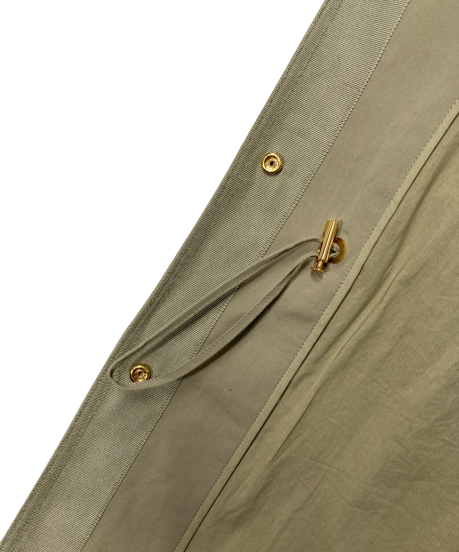 中古・古着通販】DRAWER (ドゥロワー) ノーカラージャケット ベージュ