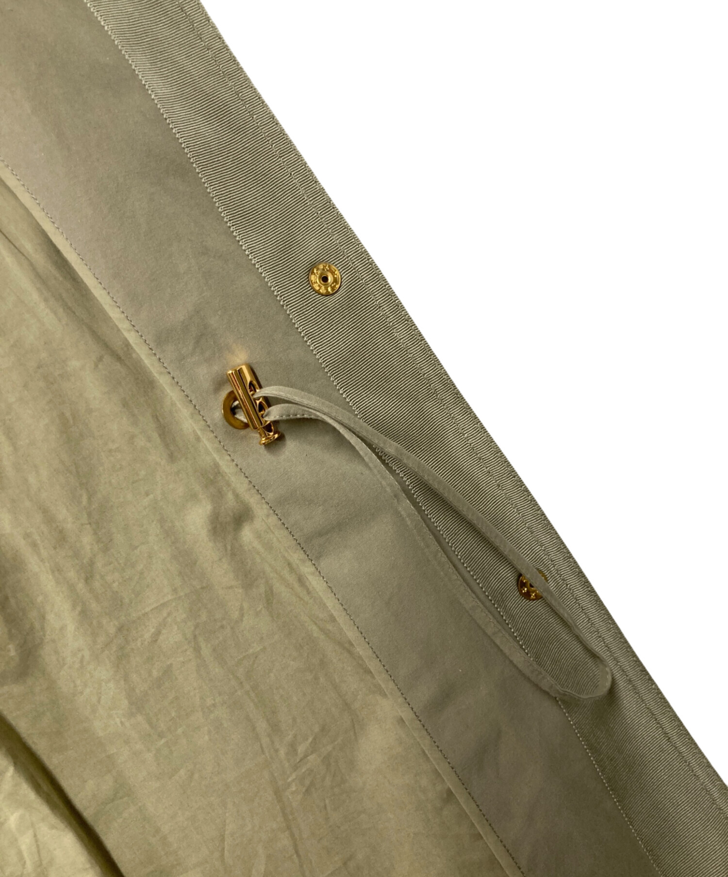 中古・古着通販】DRAWER (ドゥロワー) ノーカラージャケット ベージュ