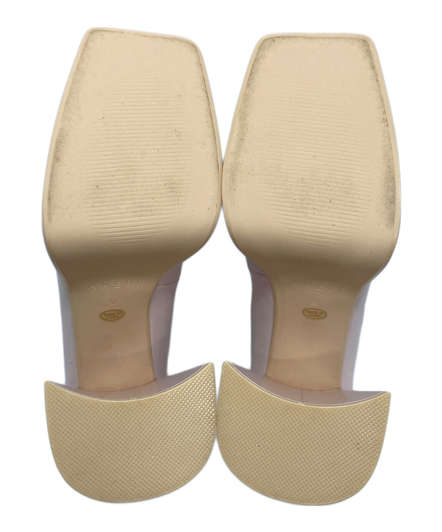 中古・古着通販】Ameri (アメリ) PLATFORM SQUARE LOAFER ピンク