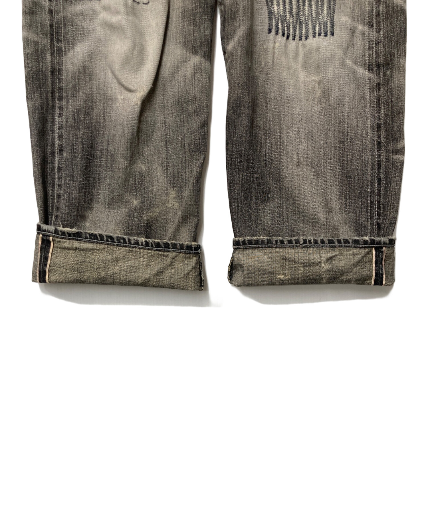 【NEIGBORHOOD】ネイバーフッド サベージデニム フレアパンツ ダメージ NEIGHBORHOOD ネイバーフッド 20SS BULLET SAVAGE.DP NARROW/14OZ-PT