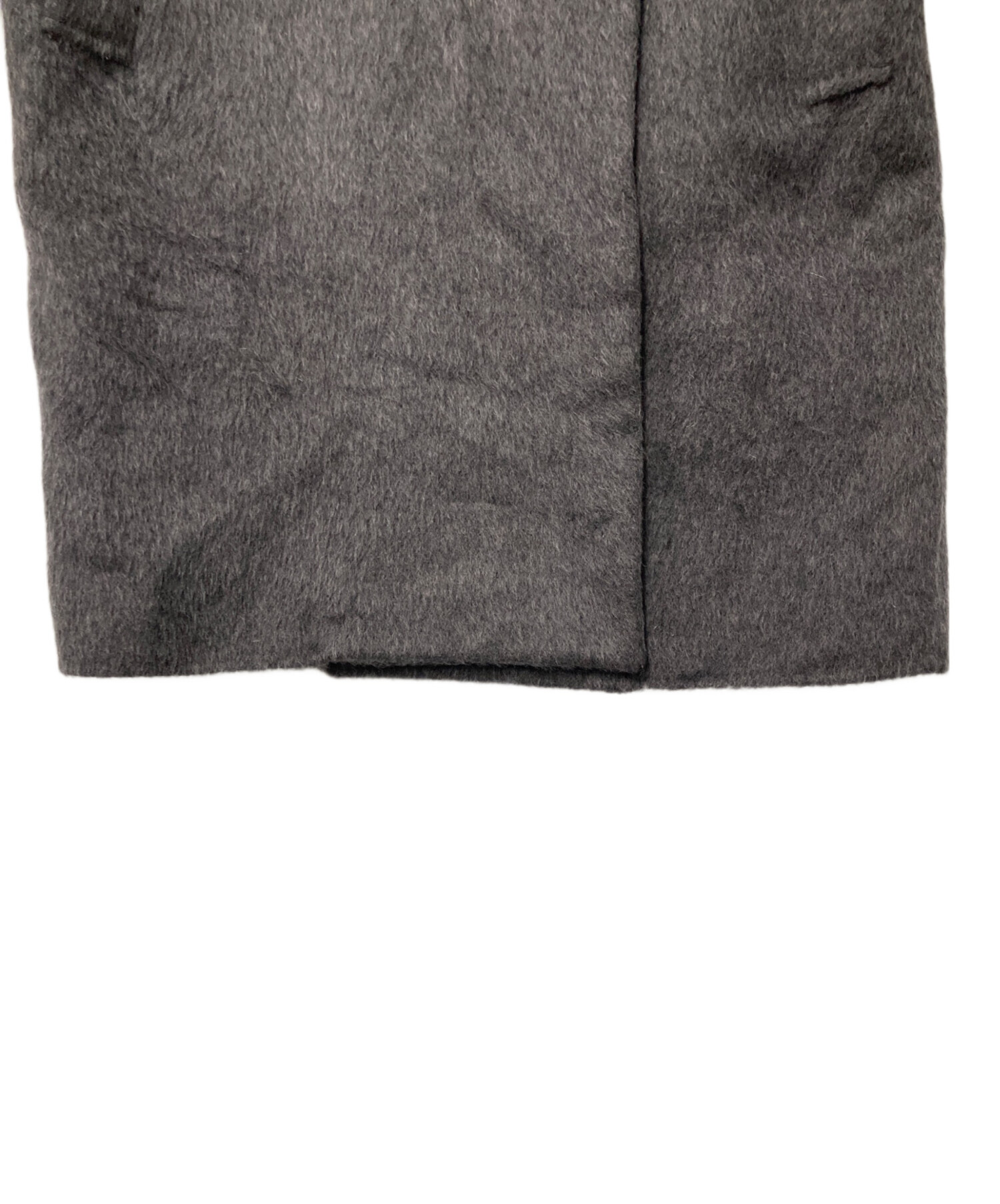 Max Mara studio グレー アルパカ混 チェスターコート JP38 Max Mara studio グレー アルパカ混 チェスターコート JP38 Max