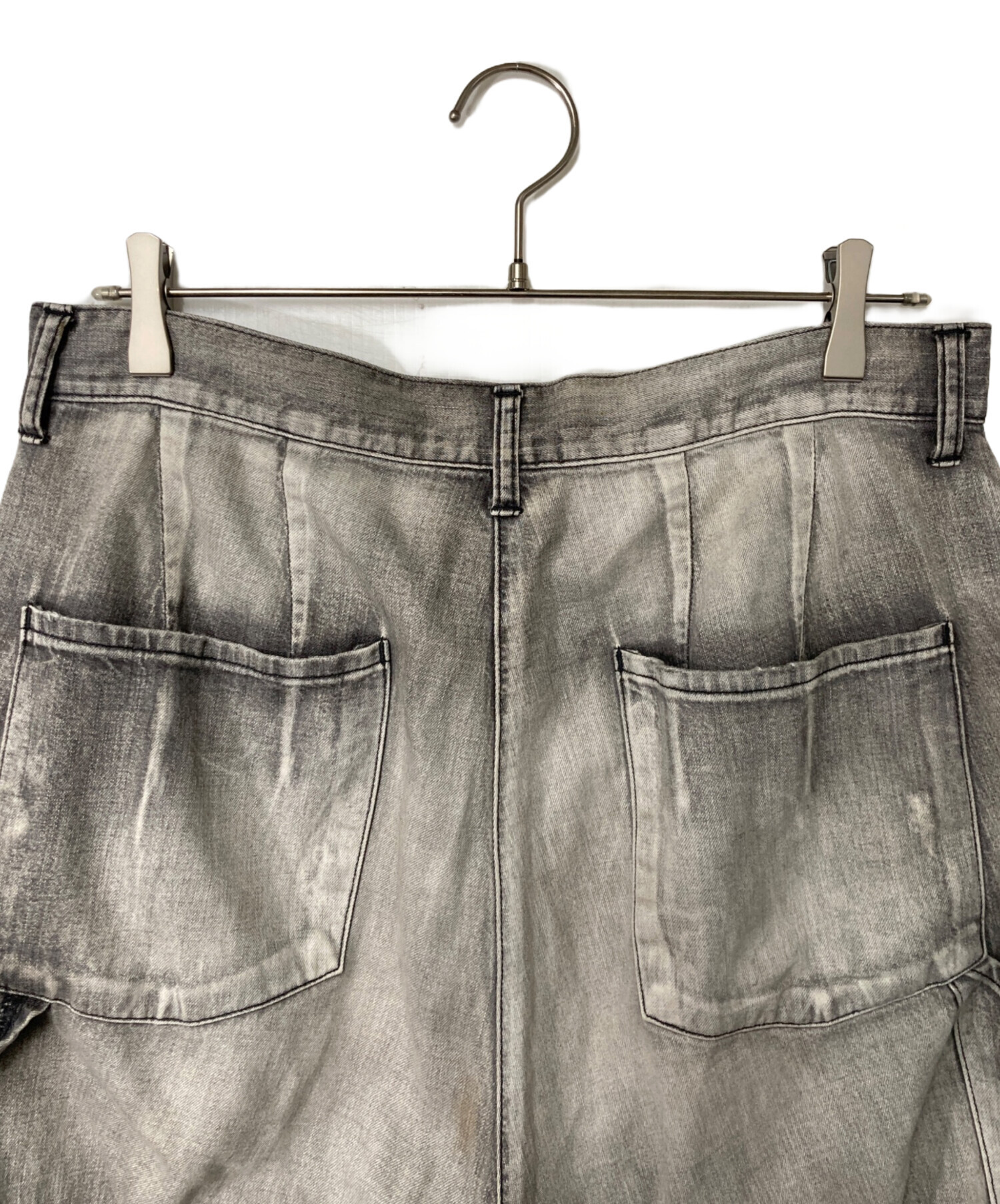 中古・古着通販】ANCELLM (アンセルム) AGING PAINTER PANTS グレー 