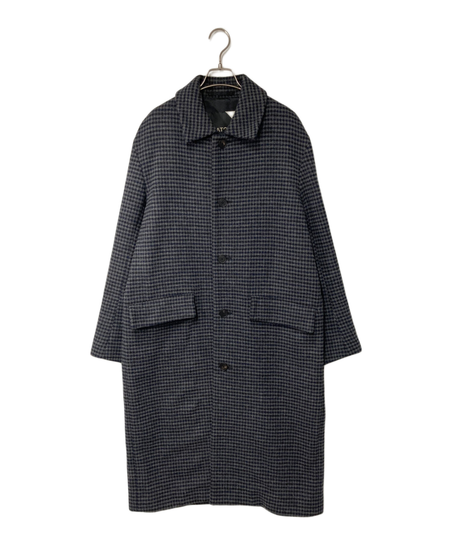 ATON メルトンロングコート　04 未使用品 中古・古着通販】ATON (エイトン) AIR DOUBLE MELTON LODEN COAT