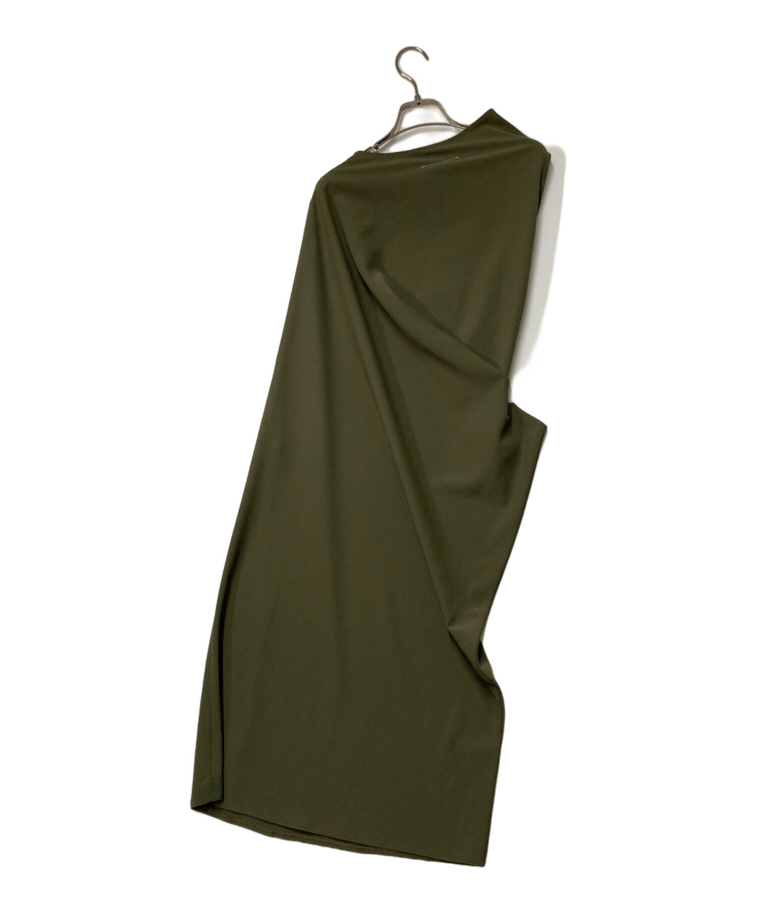 メゾン マルタン マルジェラ カーキ ワンピース 中古・古着通販】MM6 Maison Margiela (エムエムシックスメゾン