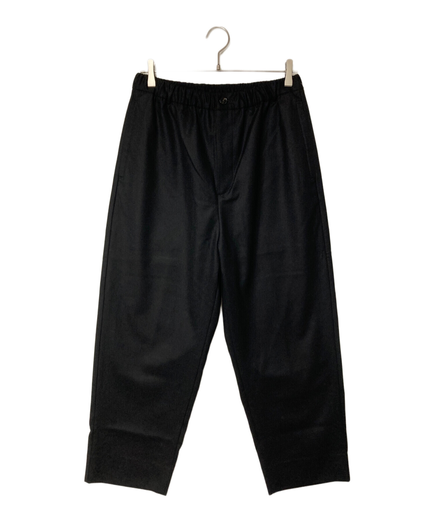 everyone スラックスパンツ黒L エブリワンennoyエンノイ everyone エブリワン Loro Piana Easy Slacks ロロピアーナ イージー