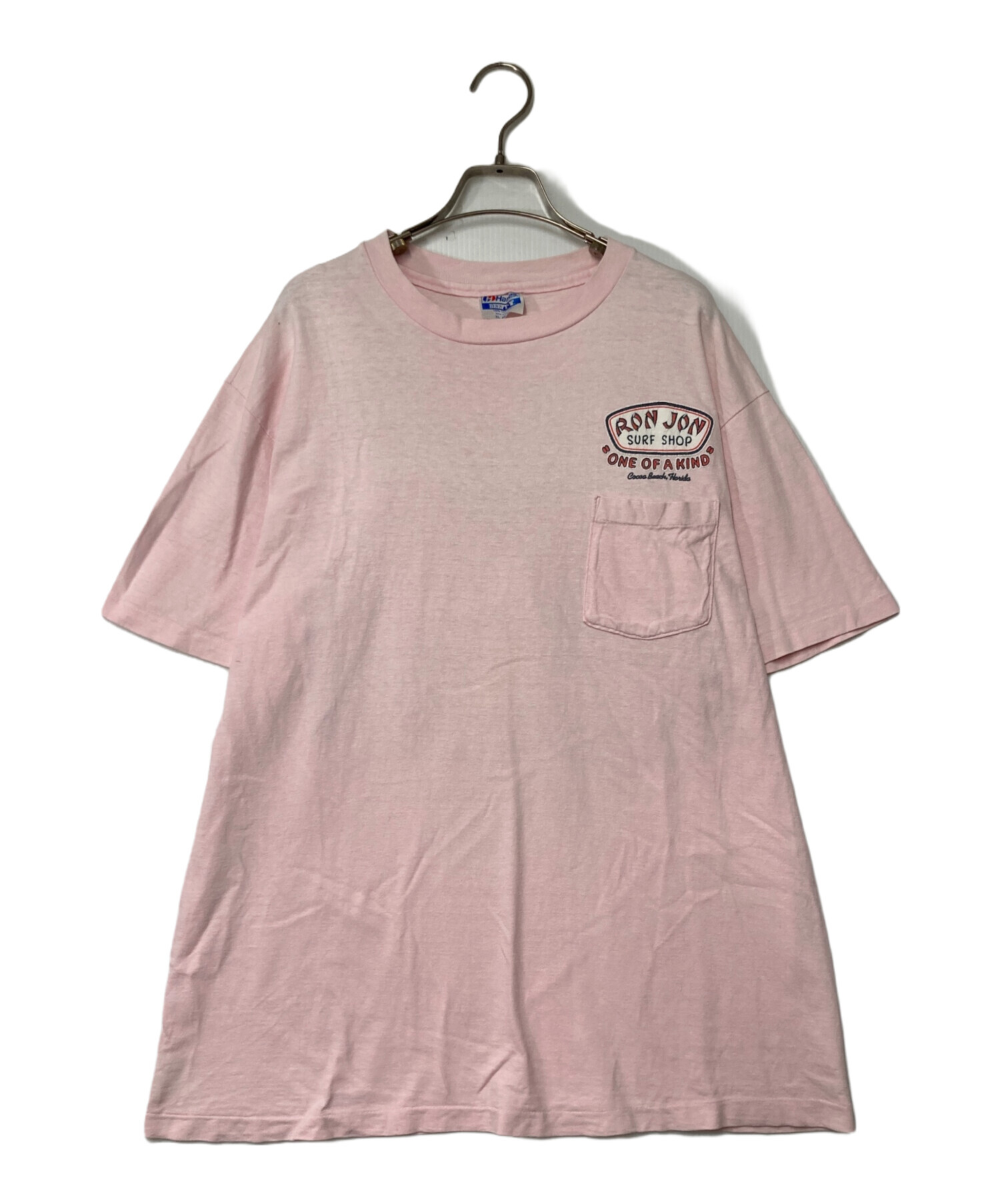 中古・古着通販】RON JON (ロンジョン) Hanes プリントTシャツ ピンク