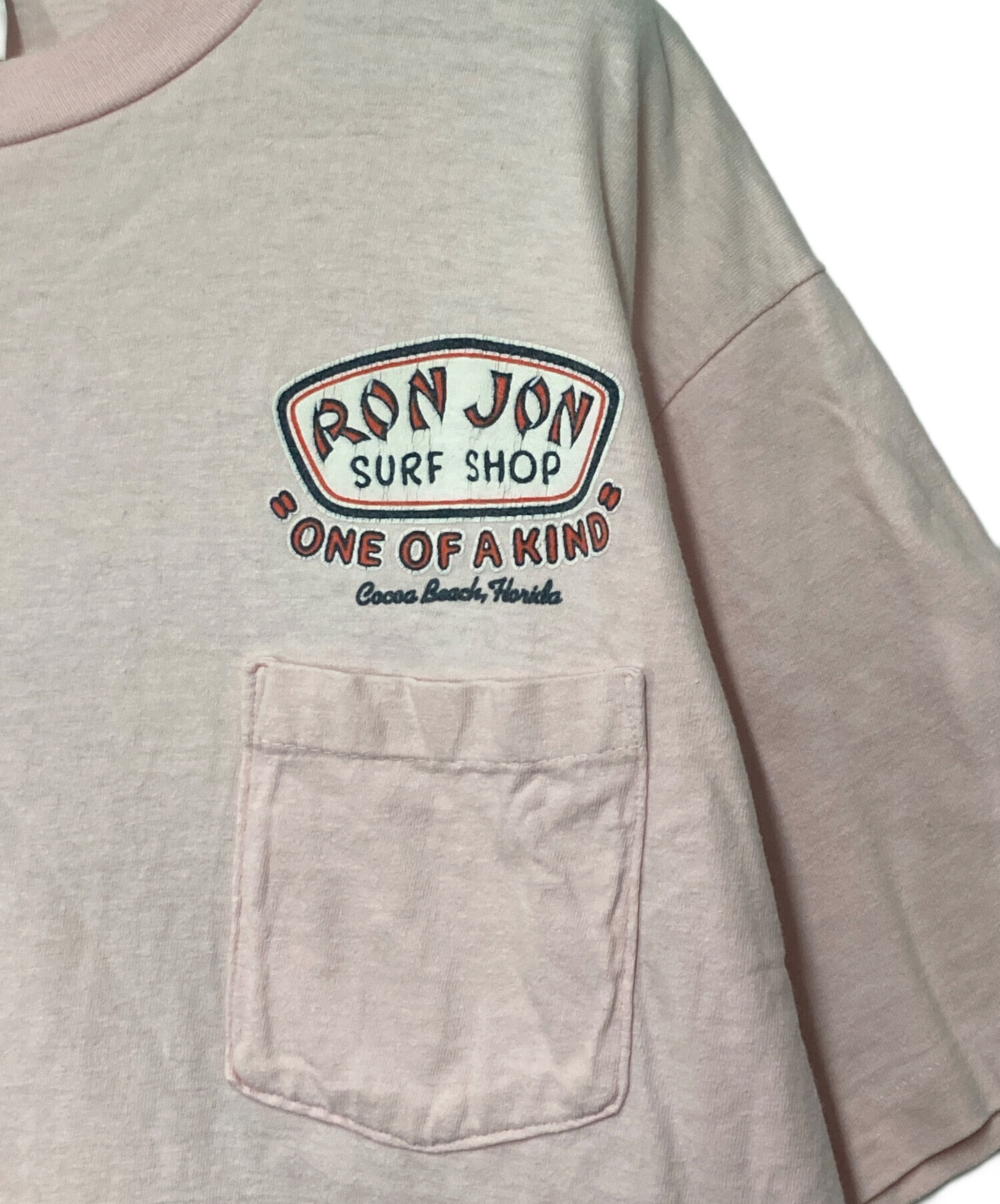 中古・古着通販】RON JON (ロンジョン) Hanes プリントTシャツ ピンク 